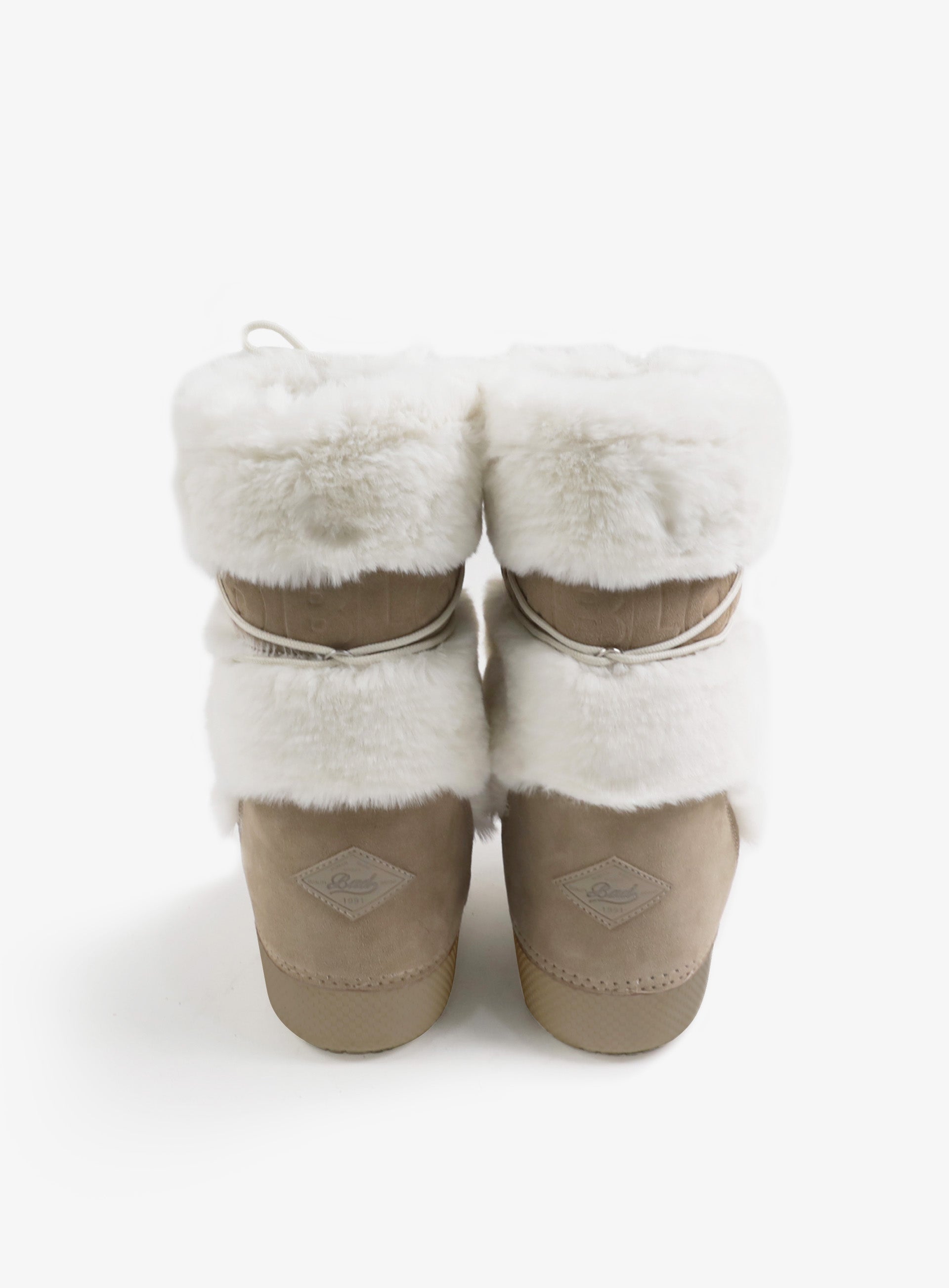 Badblood Eskimo Boots Tall Platform Cream