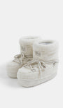 Badblood Eskimo Boots Short Platform Cream
