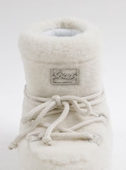 Badblood Eskimo Boots Short Platform Cream