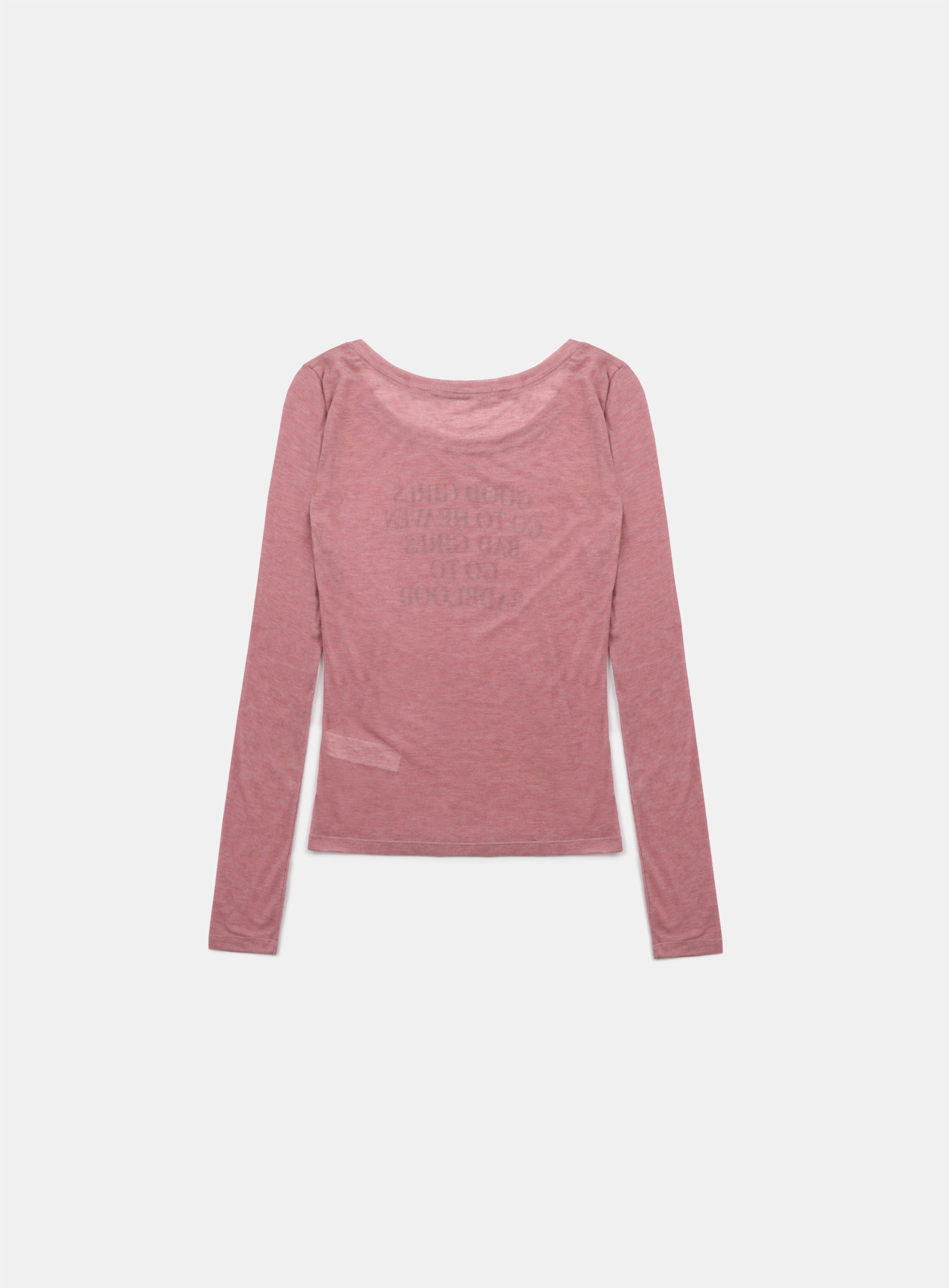 Badblood Bad Girls Loose Fit Top Dusty Pink