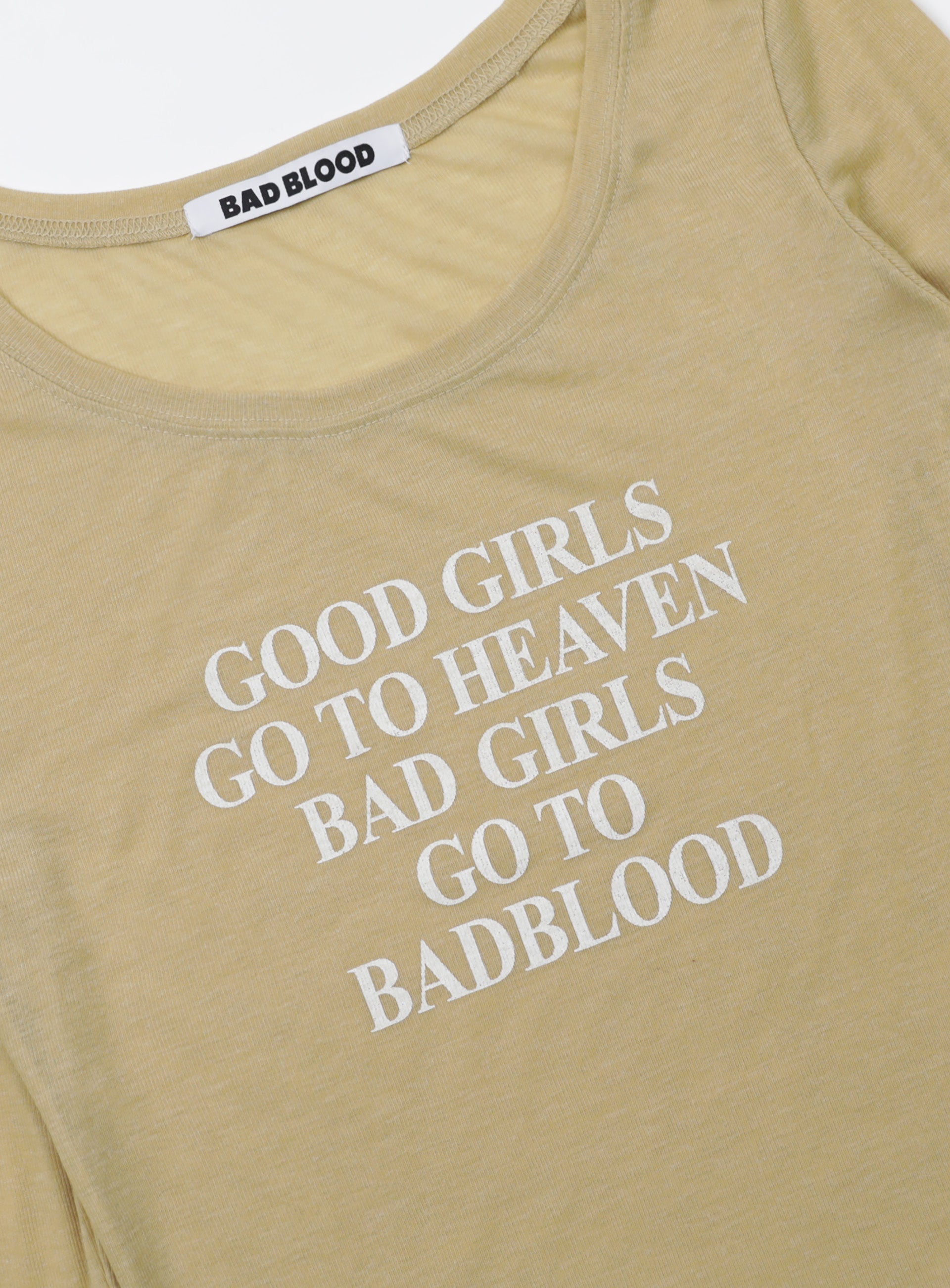 Badblood Bad Girls Loose Fit Top Banana