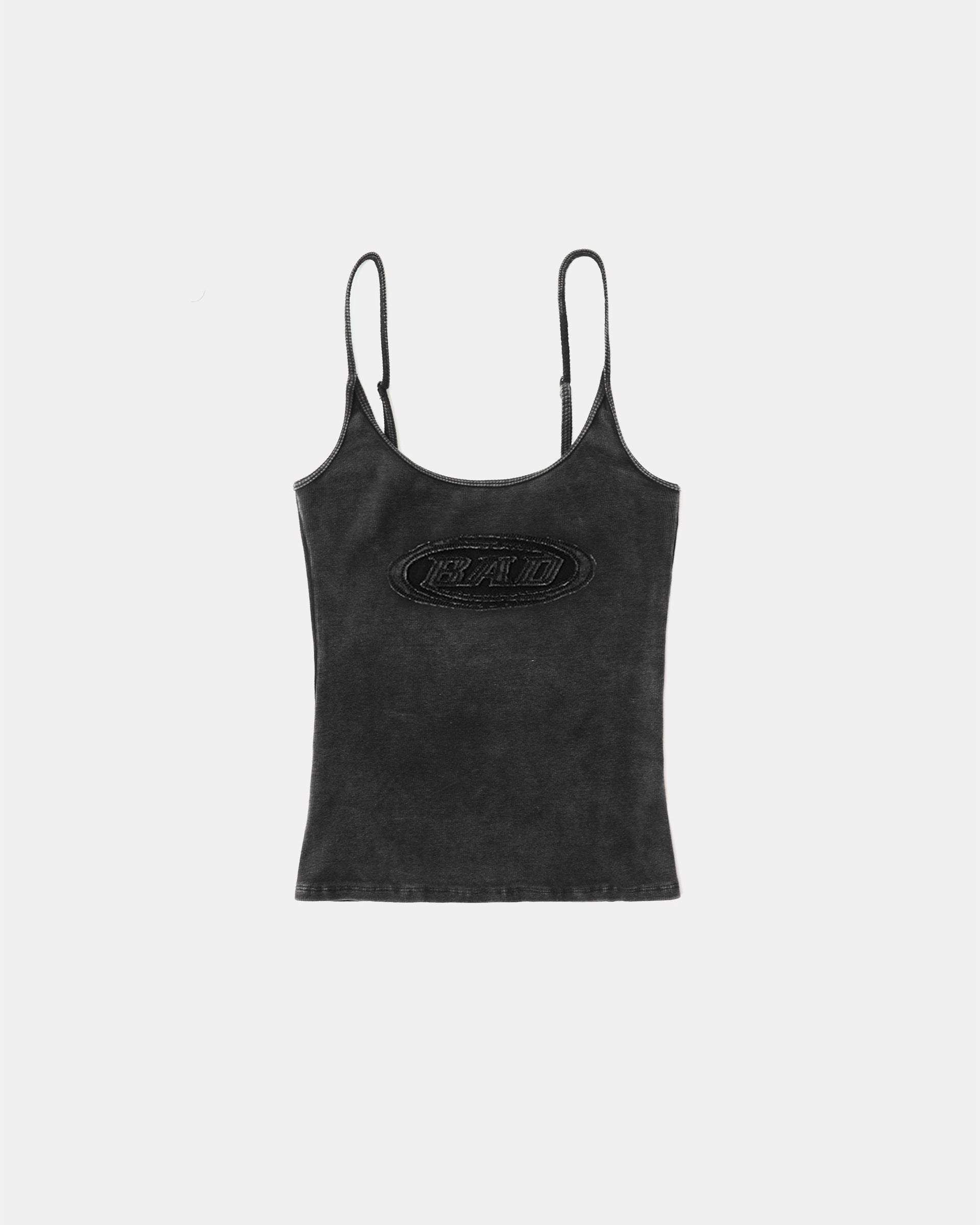 Badblood Squad Logo String Tank Black