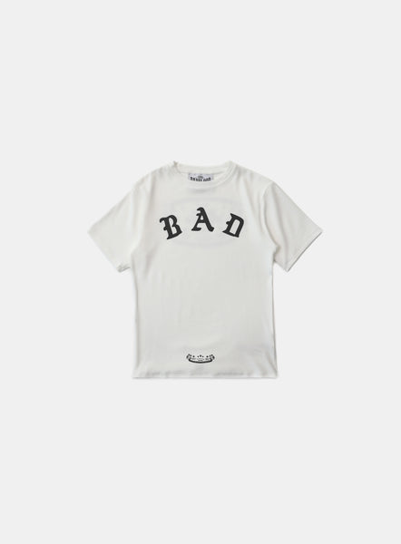 ★大人気【BADBLOOD】Mystic Logo Jersey ShortSleeve Slim Fit Badblood Mystic Logo Short Sleeve Slim Fit White – BBGSHOPHK