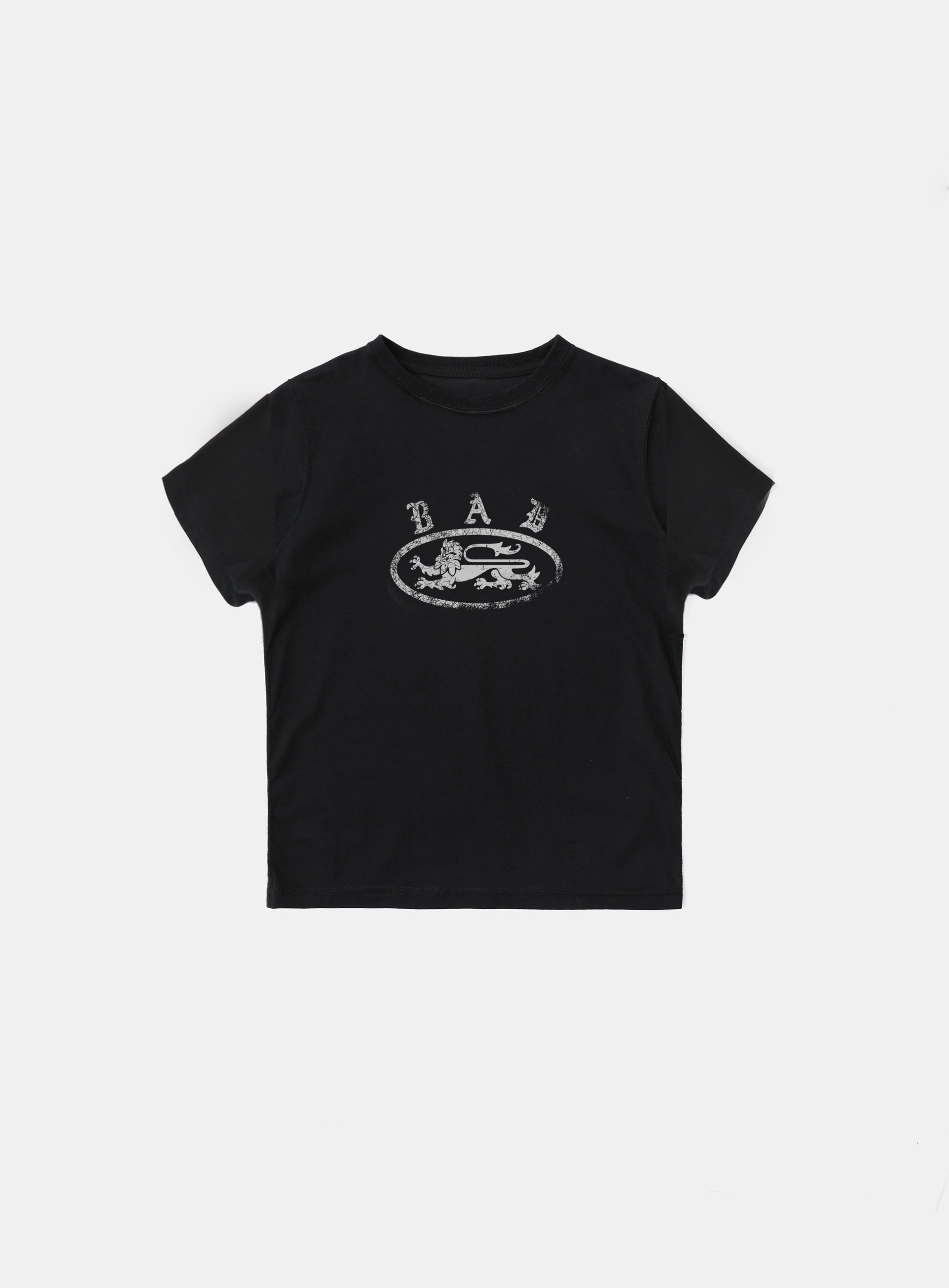 Badblood Crack Print T-Shirt Black