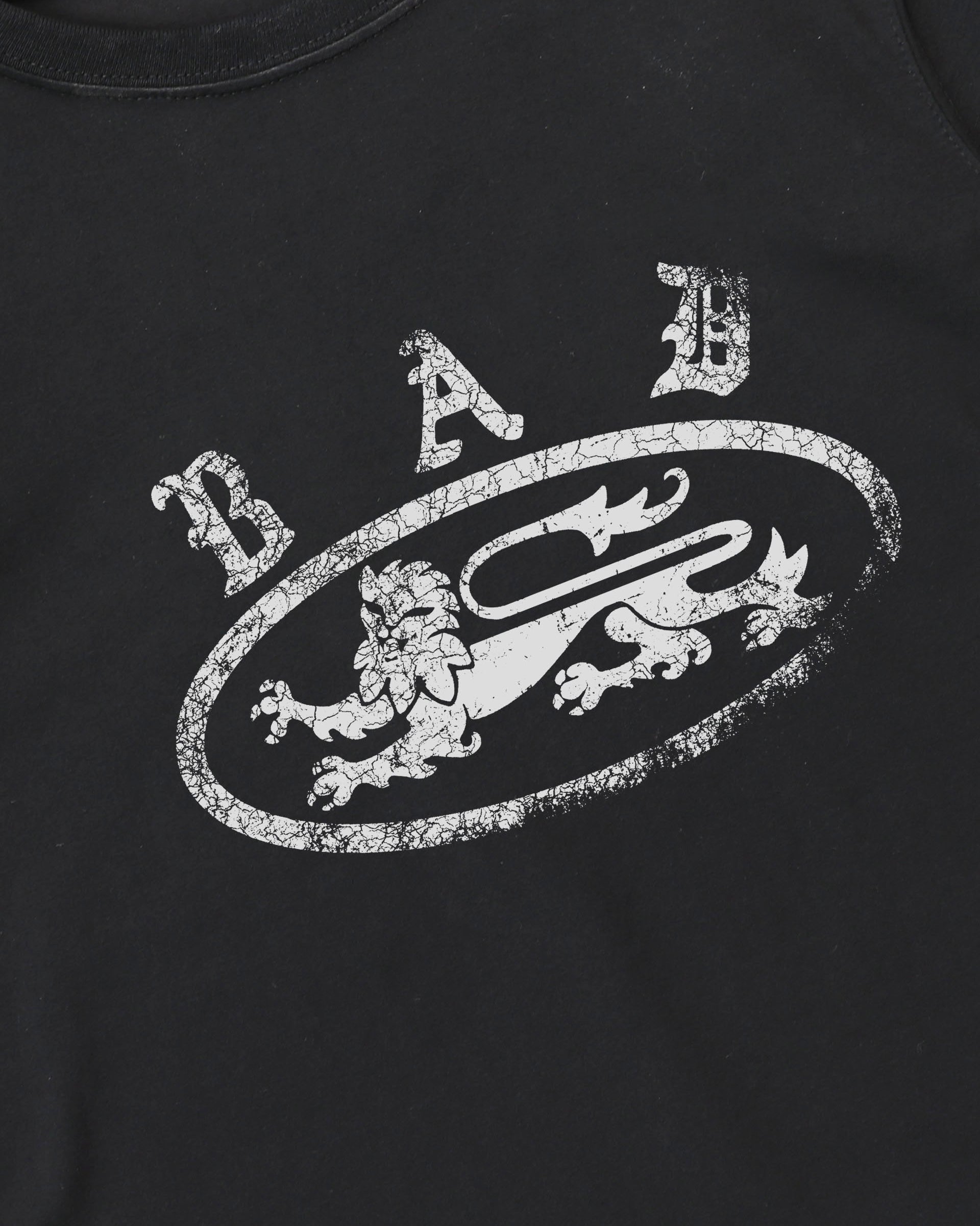 Badblood Crack Print T-Shirt Black