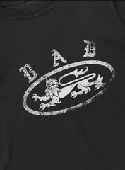 Badblood Crack Print T-Shirt Black