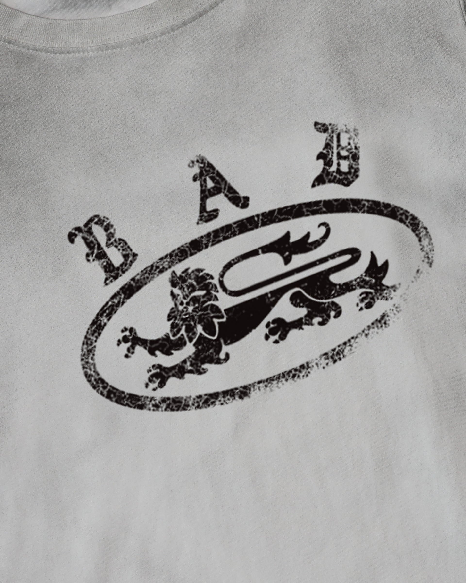 Badblood Crack Print T-Shirt White