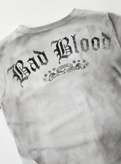 Badblood Crack Print T-Shirt White