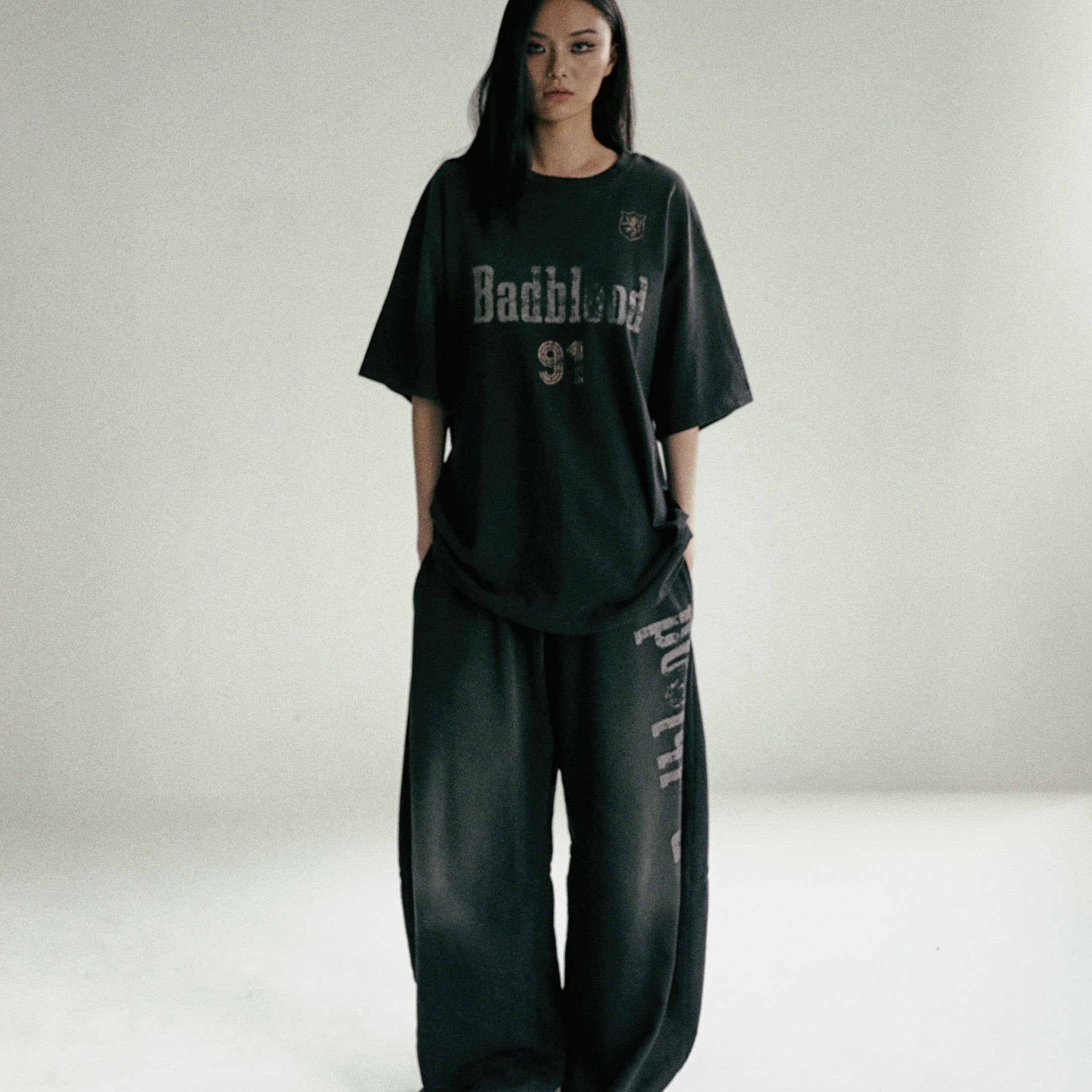 Badblood Sun Faded 2 Jogger - Black