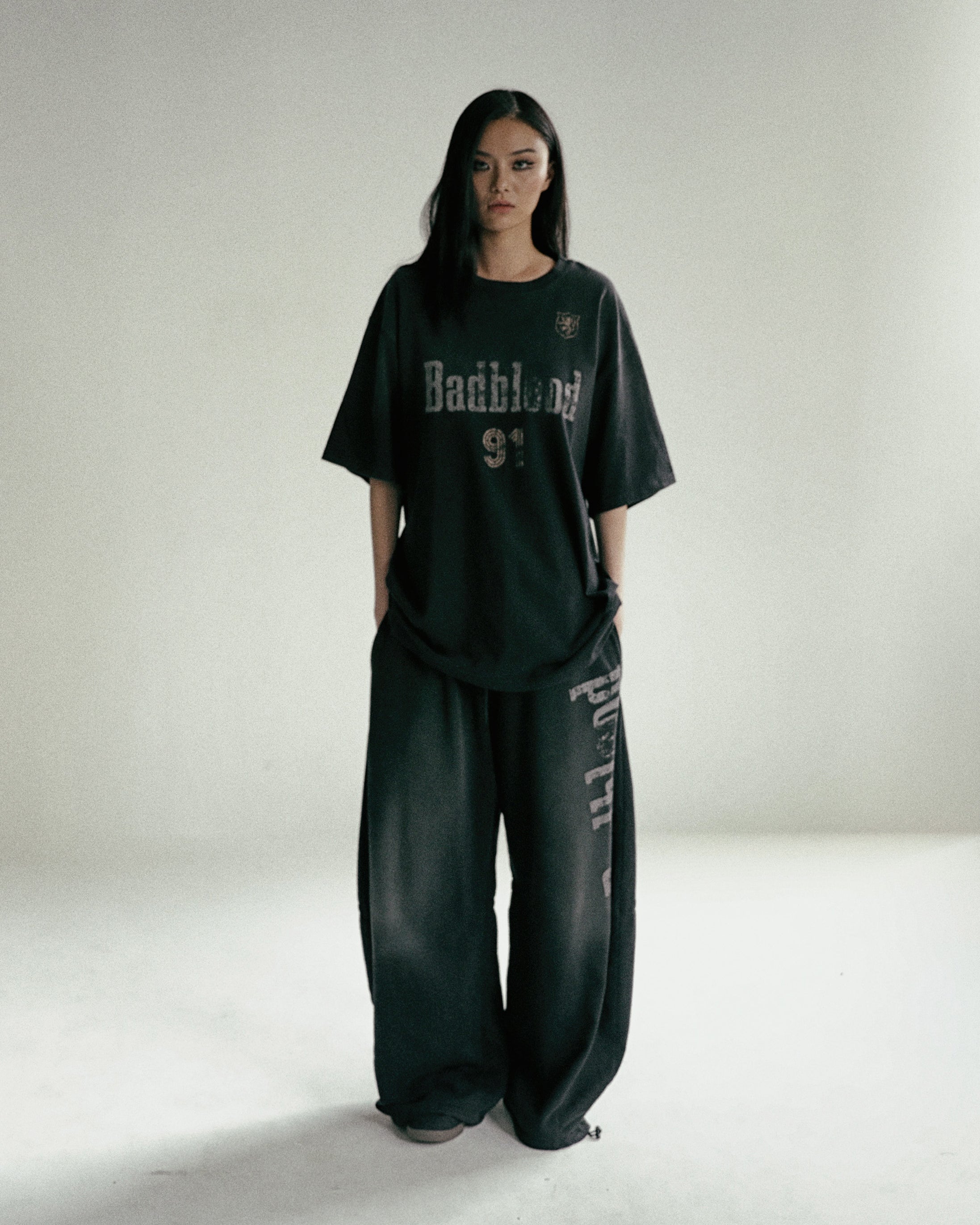 Badblood Sun Faded 2 Jogger - Black