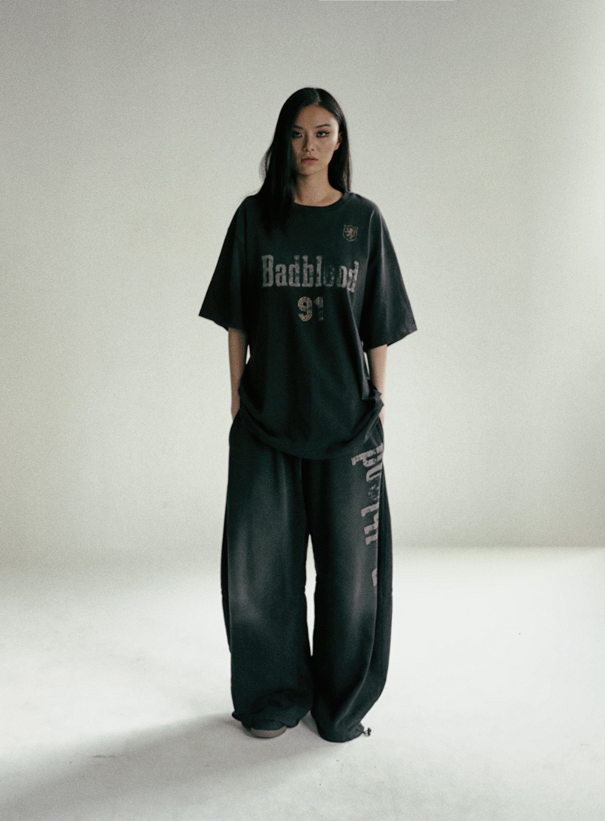 Badblood Sun Faded 2 Jogger - Black