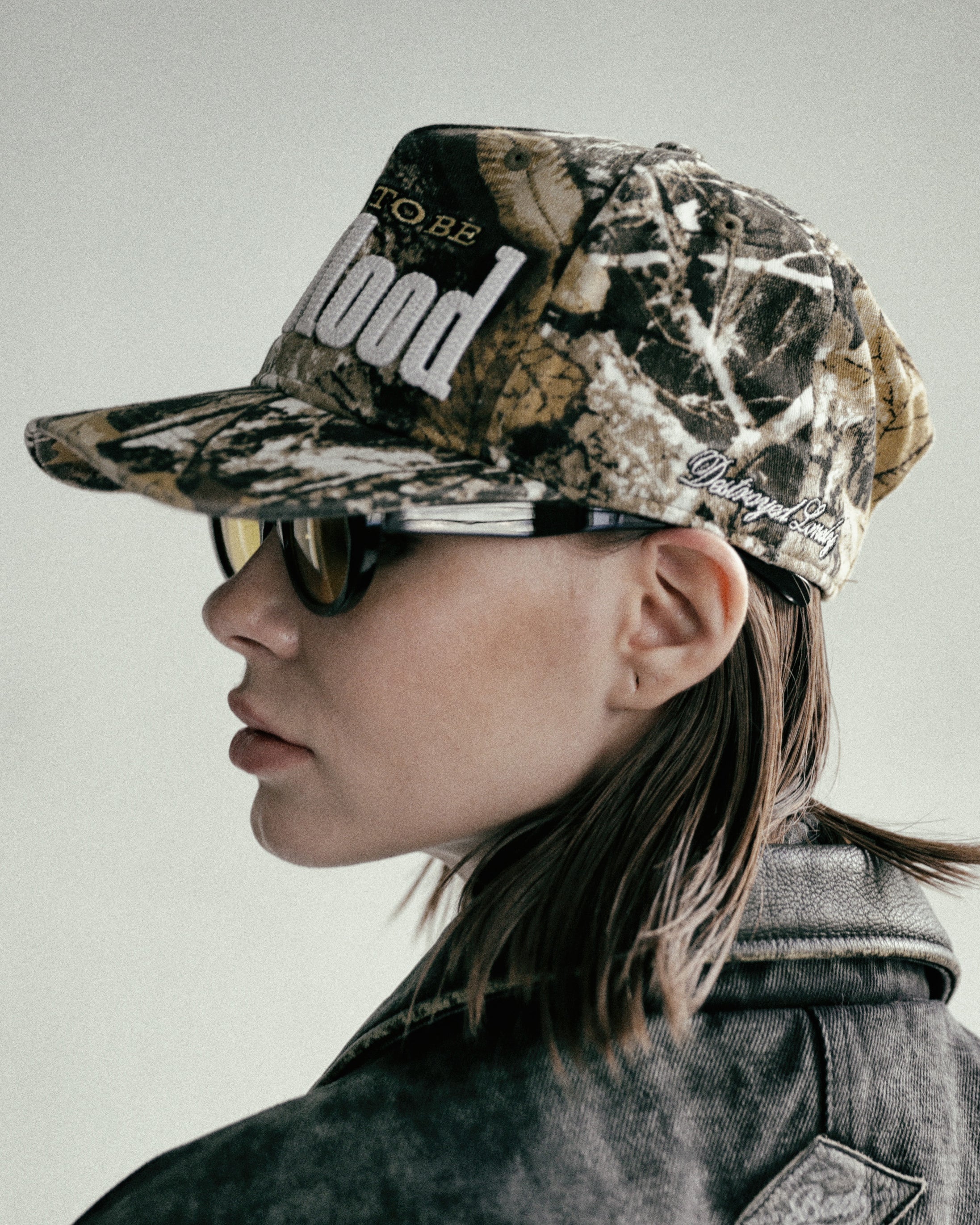 Badblood BORN TO BE BALL CAP REAL TREE
