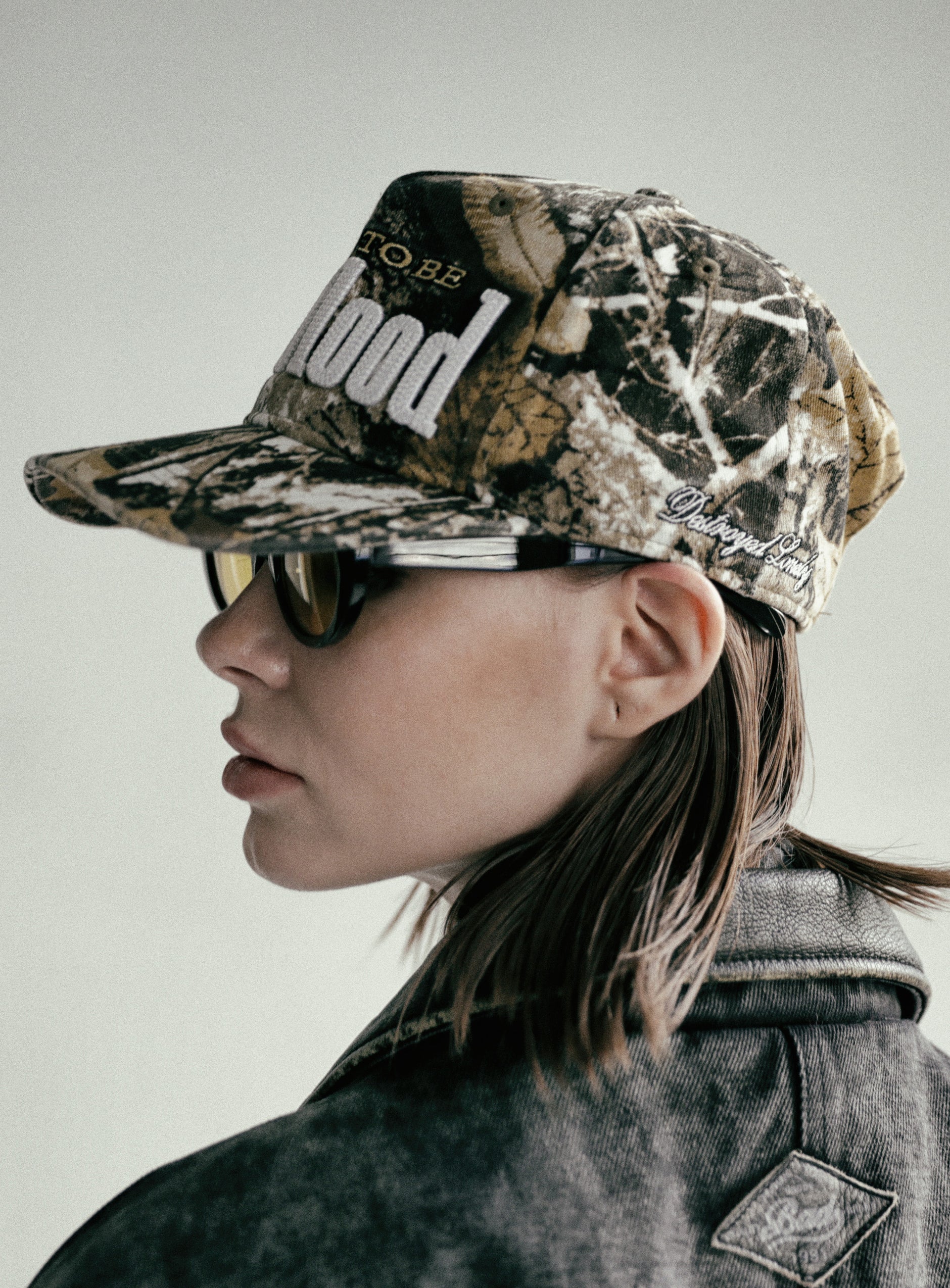 │BADBLOOD│ BORN TO BE Ball Cap Check Brown w-hat24-047 MUSINSA | BADBLOOD Vintage Logo Ball Cap - Brown