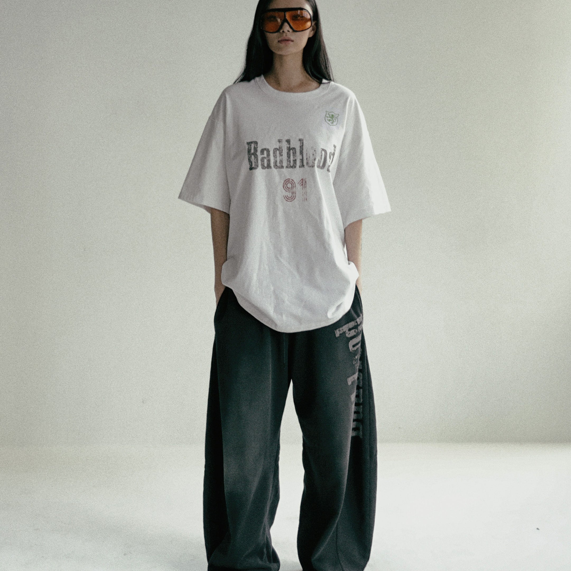 Badblood Sun Faded 2 1/2 T-Shirt - White