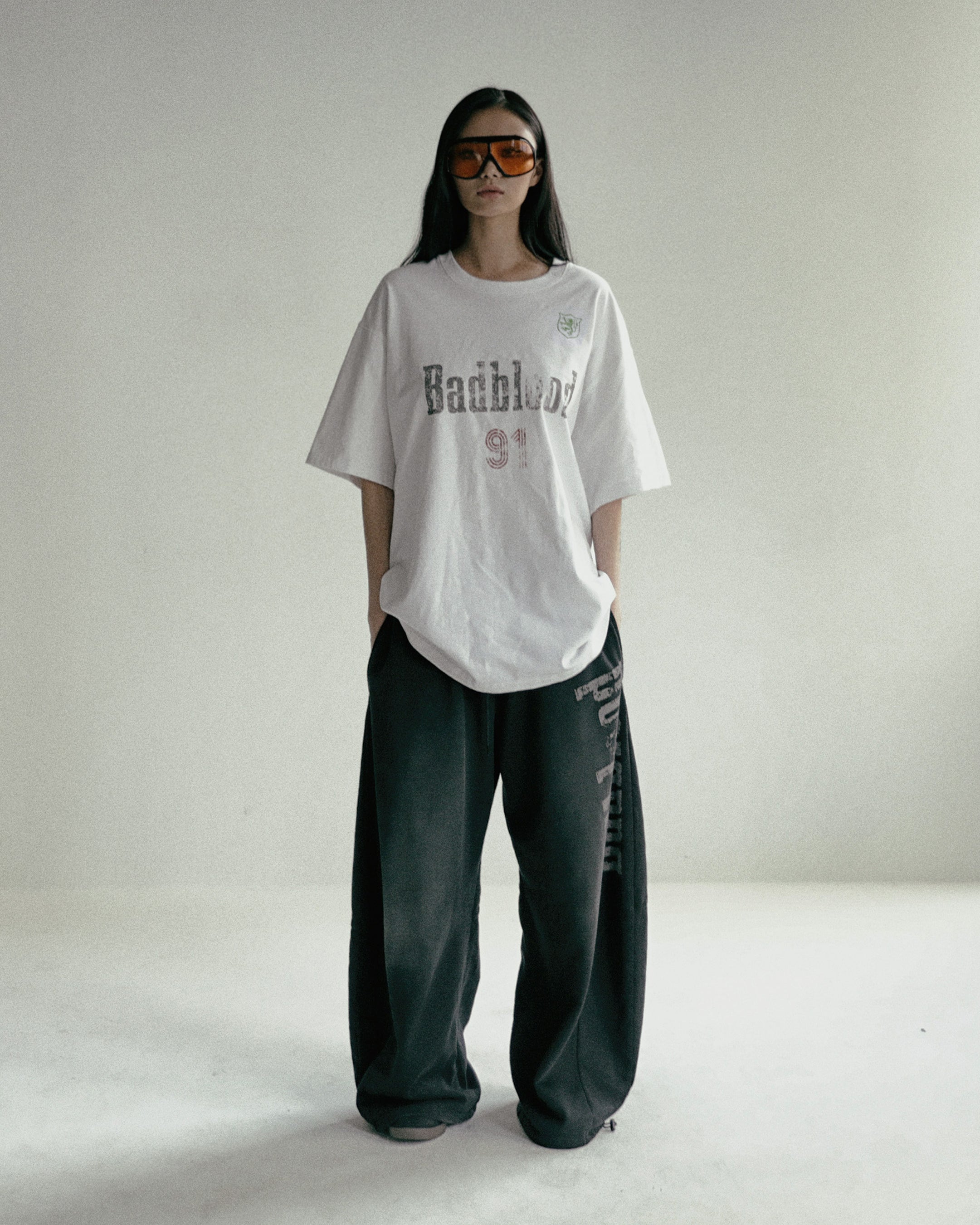 Badblood Sun Faded 2 1/2 T-Shirt - White