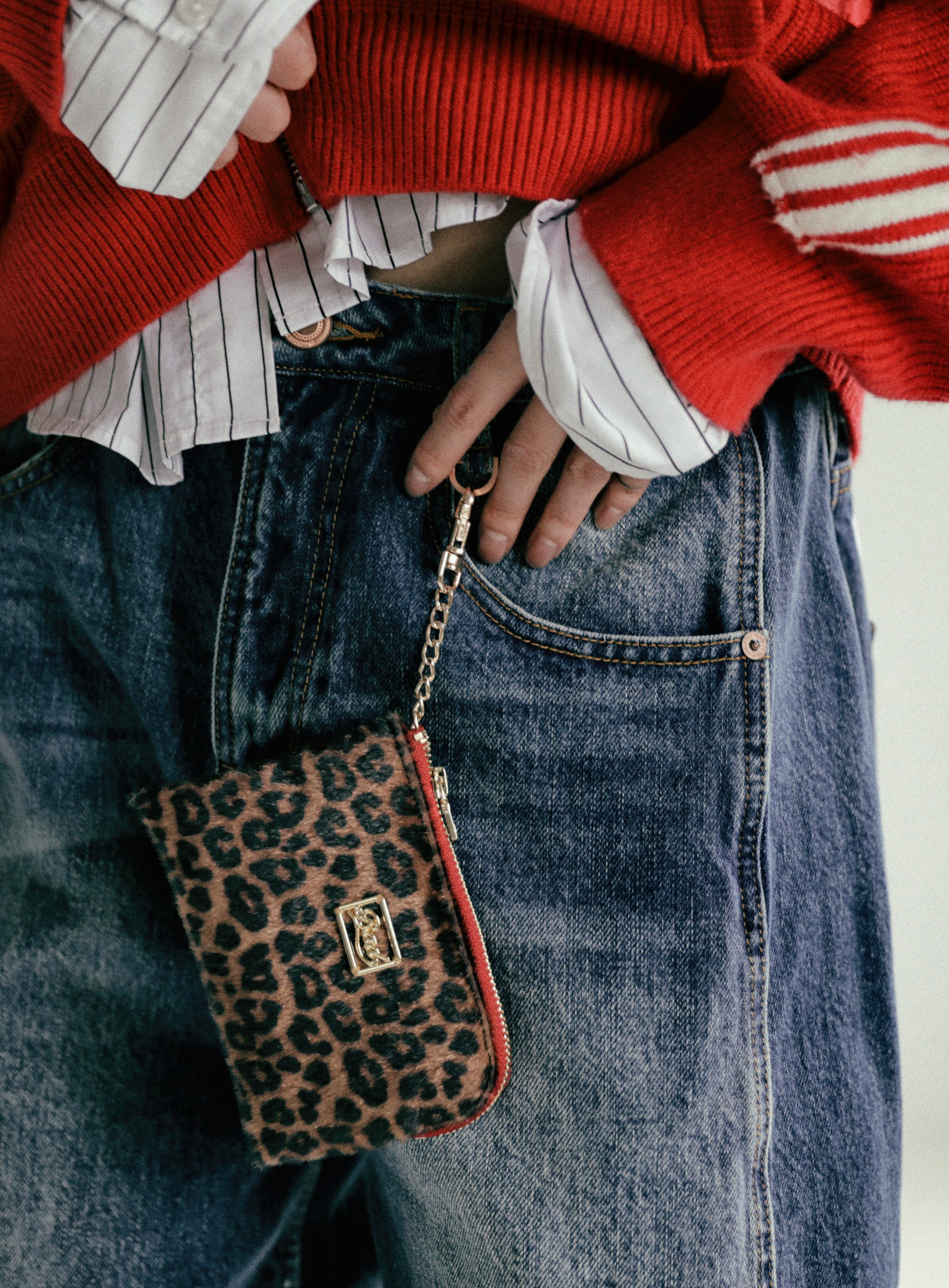 Badblood Leopard Pouch Red