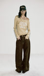 Badblood Noah Barrel Denim Jeans Tobacco