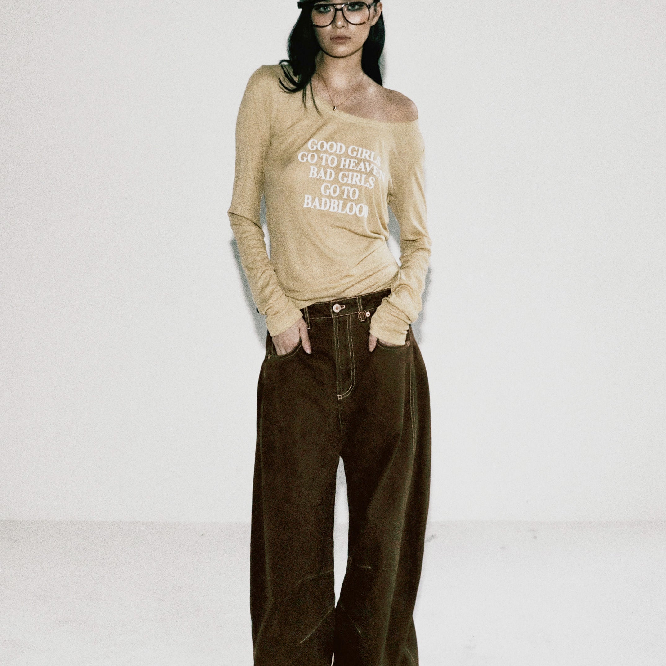 Badblood Noah Barrel Denim Jeans Tobacco