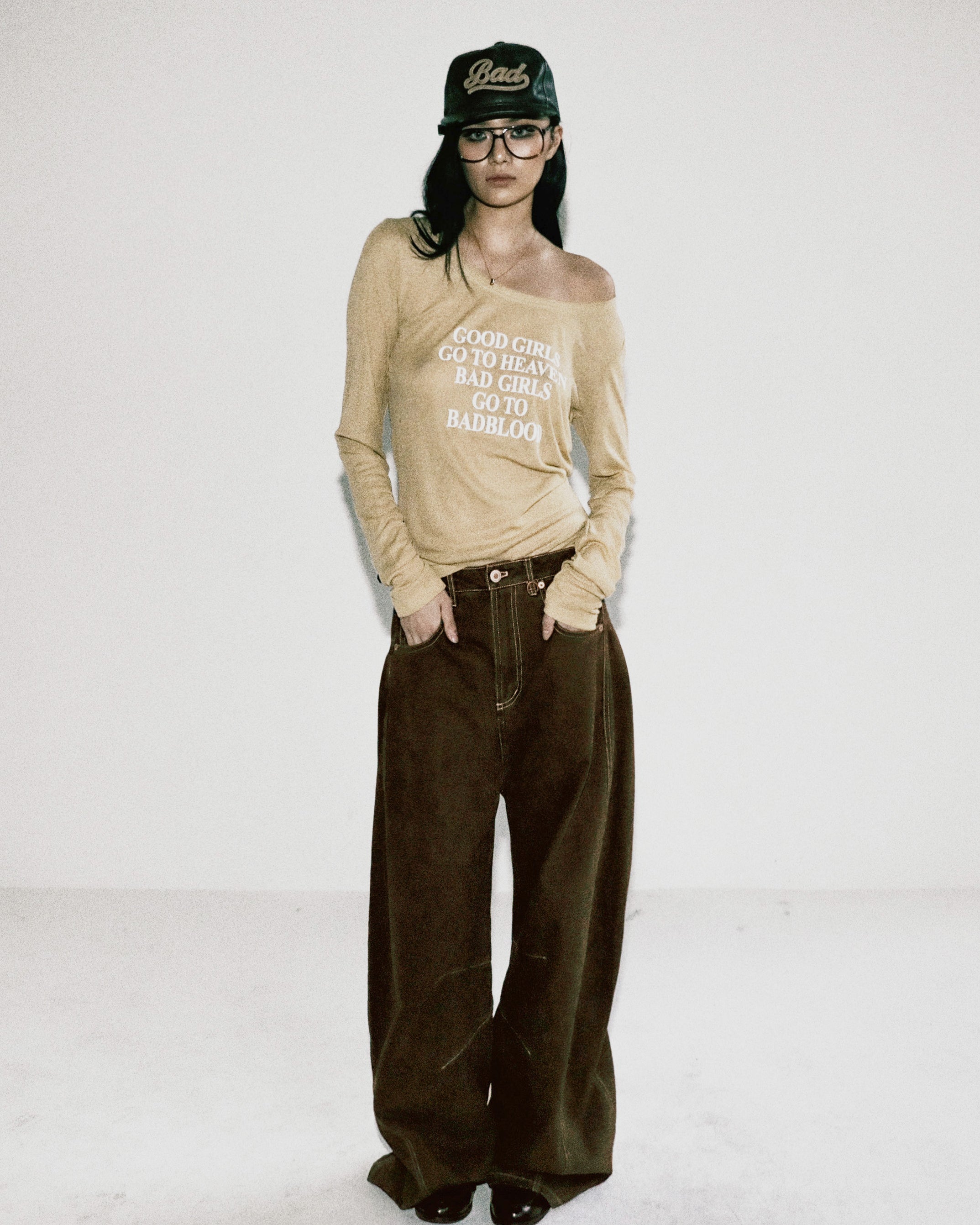 Badblood Noah Barrel Denim Jeans Tobacco