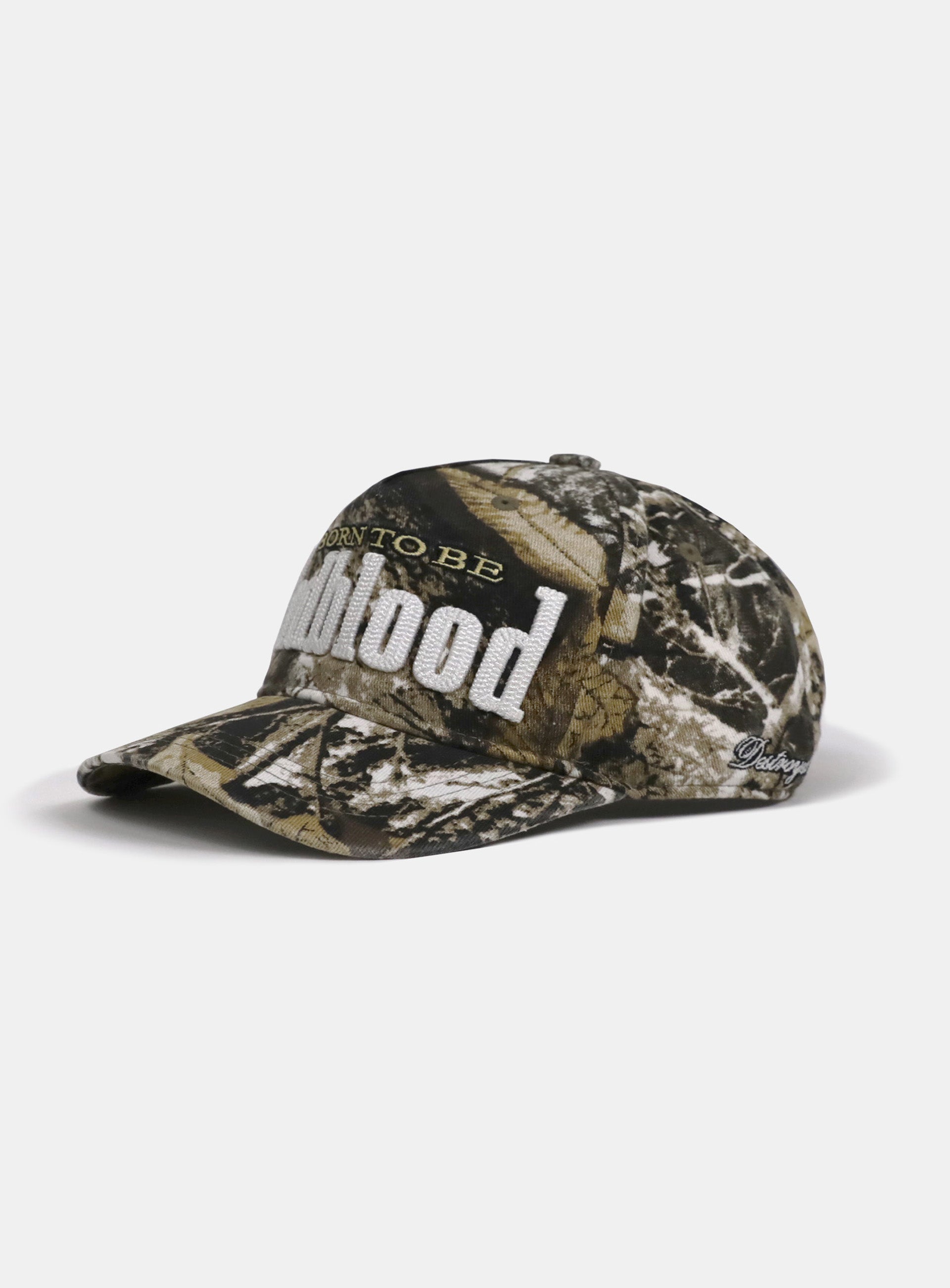 Badblood BORN TO BE BALL CAP REAL TREE