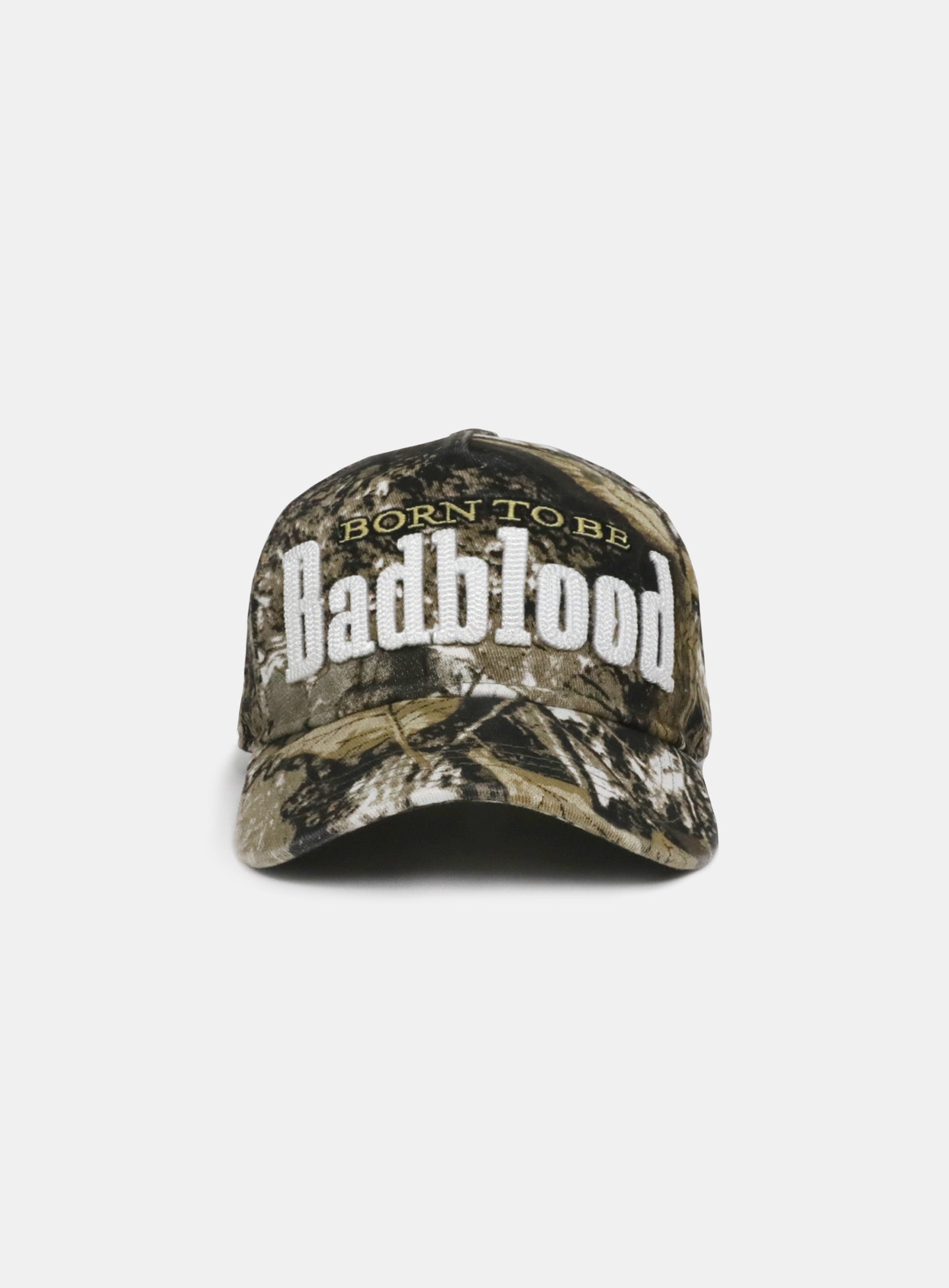 Badblood BORN TO BE BALL CAP REAL TREE