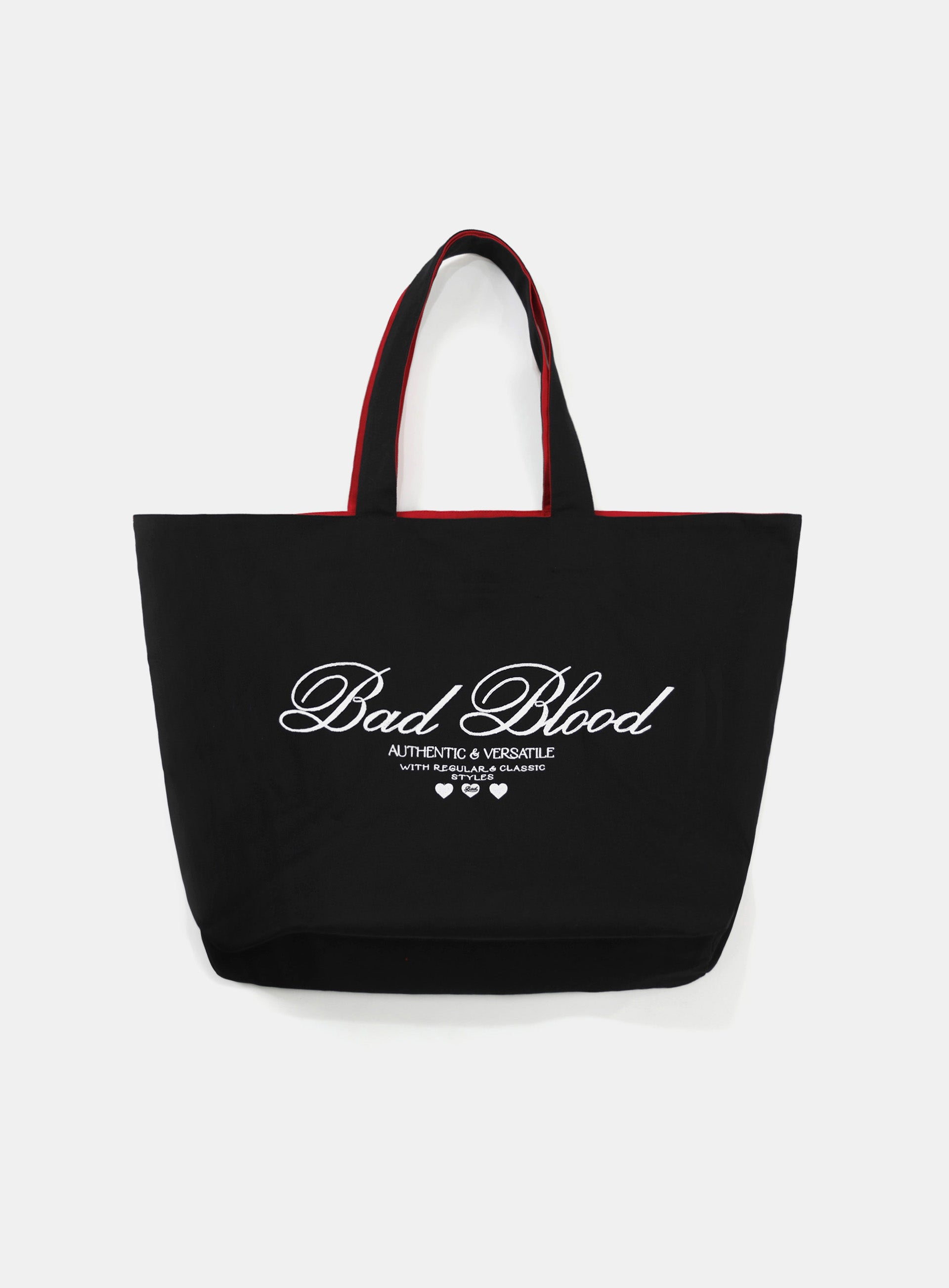 Badblood Classic B Logo Shopper Bag Black