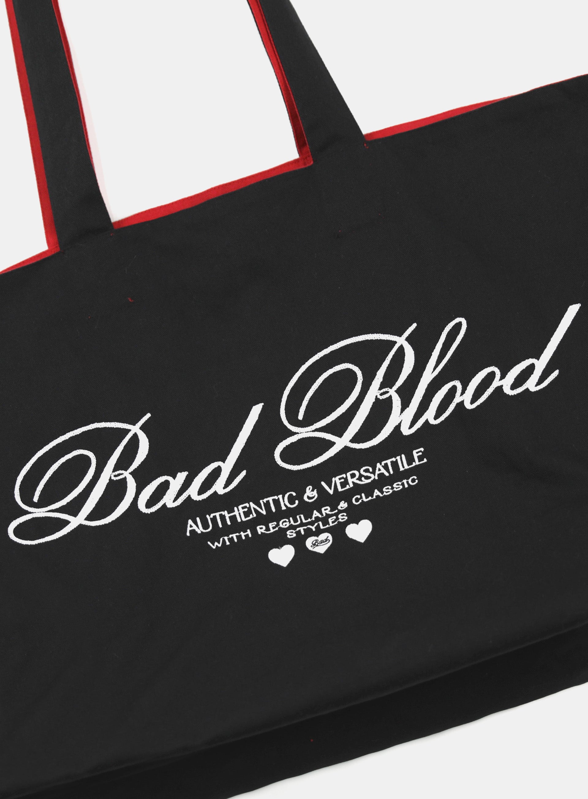 Badblood Classic B Logo Shopper Bag Black