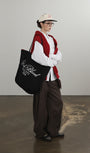 Badblood Classic B Logo Shopper Bag Black
