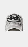 Badblood Mystic Big Patch Ball Cap - Dusty White
