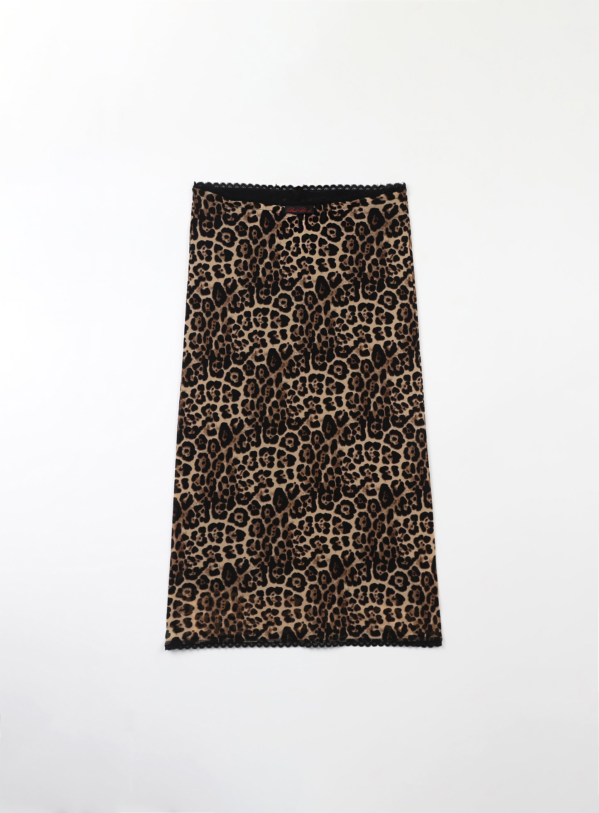 Badblood Leopard midi skirt - brown