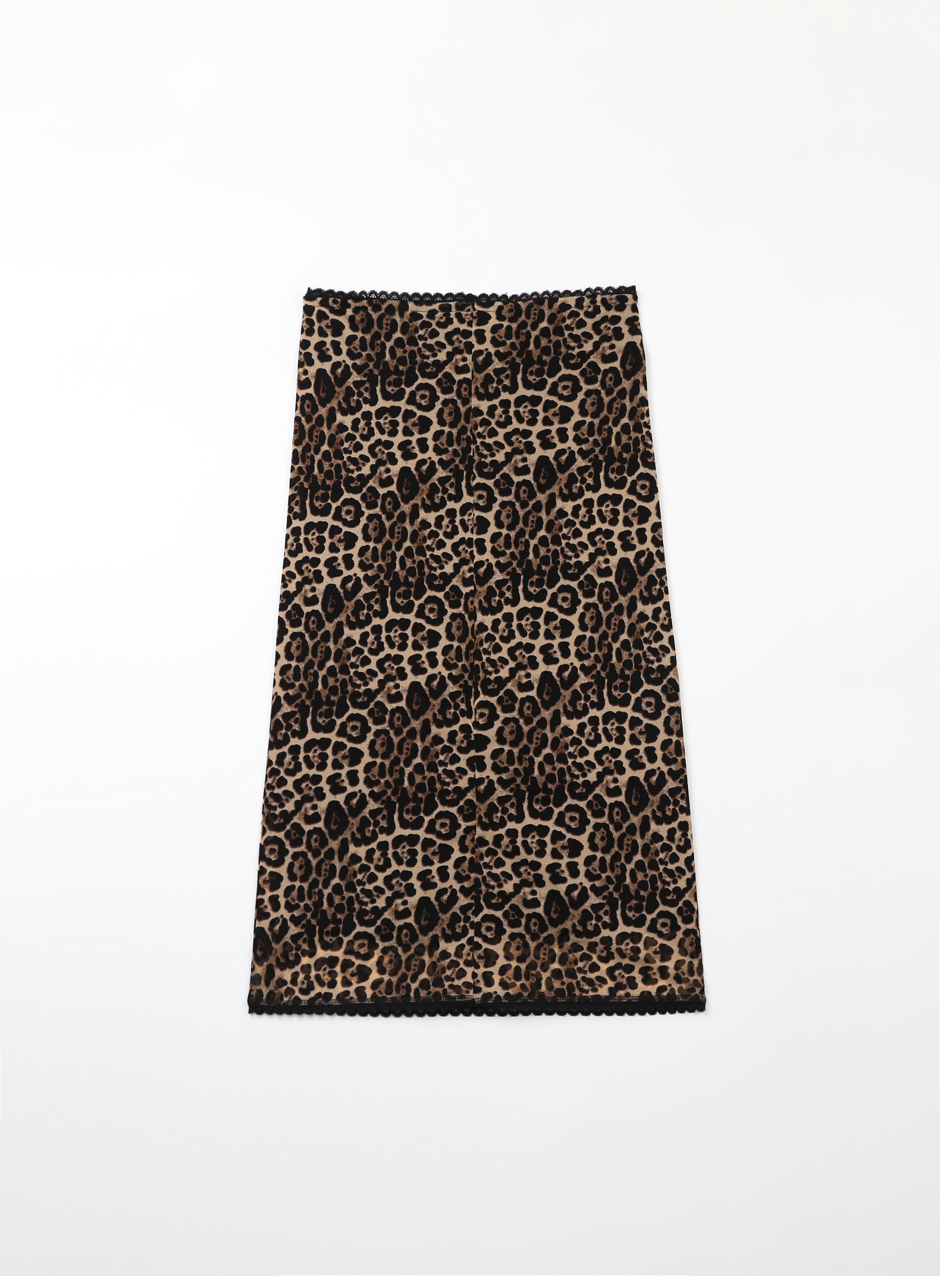 Badblood Leopard midi skirt - brown