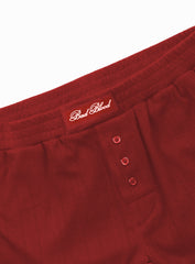 Badblood Classic Logo Pointel Micro Boxer Shorts - Red