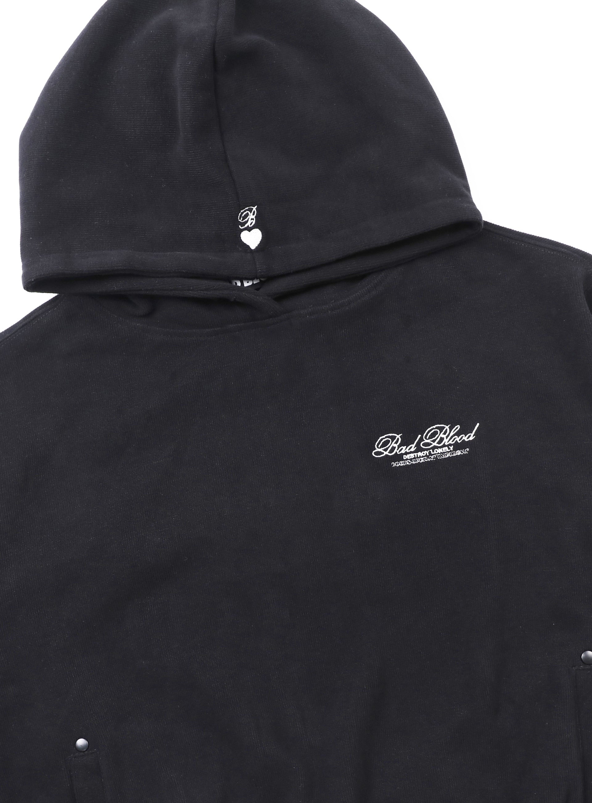 Badblood Classic Logo Hoodie - Black