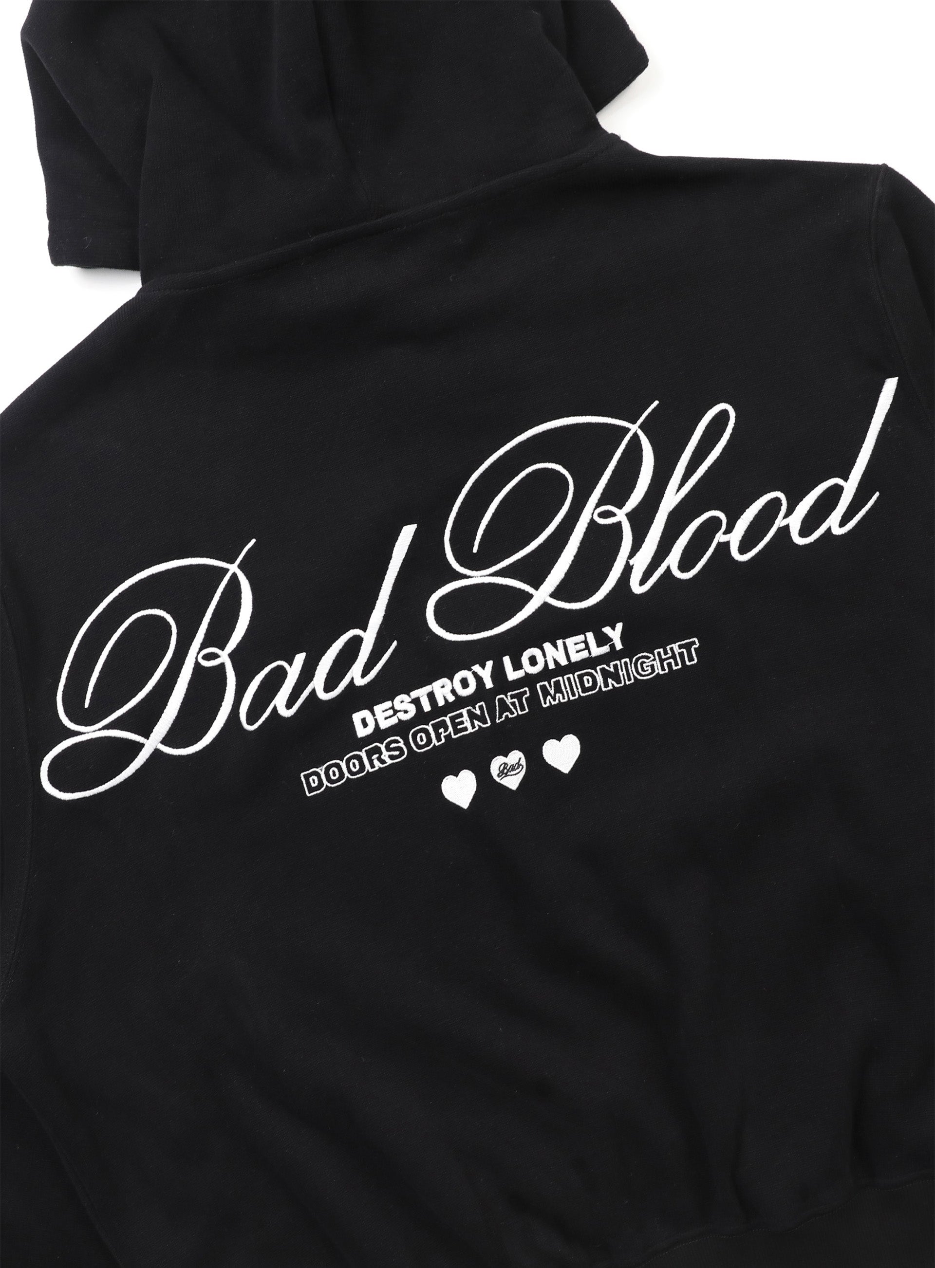 Badblood Classic Logo Hoodie - Black