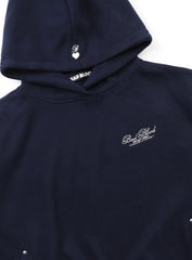 Badblood Classic Logo Hoodie - Navy