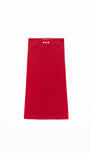 Badblood Classic Logo Pointel Midi Skirt - Red
