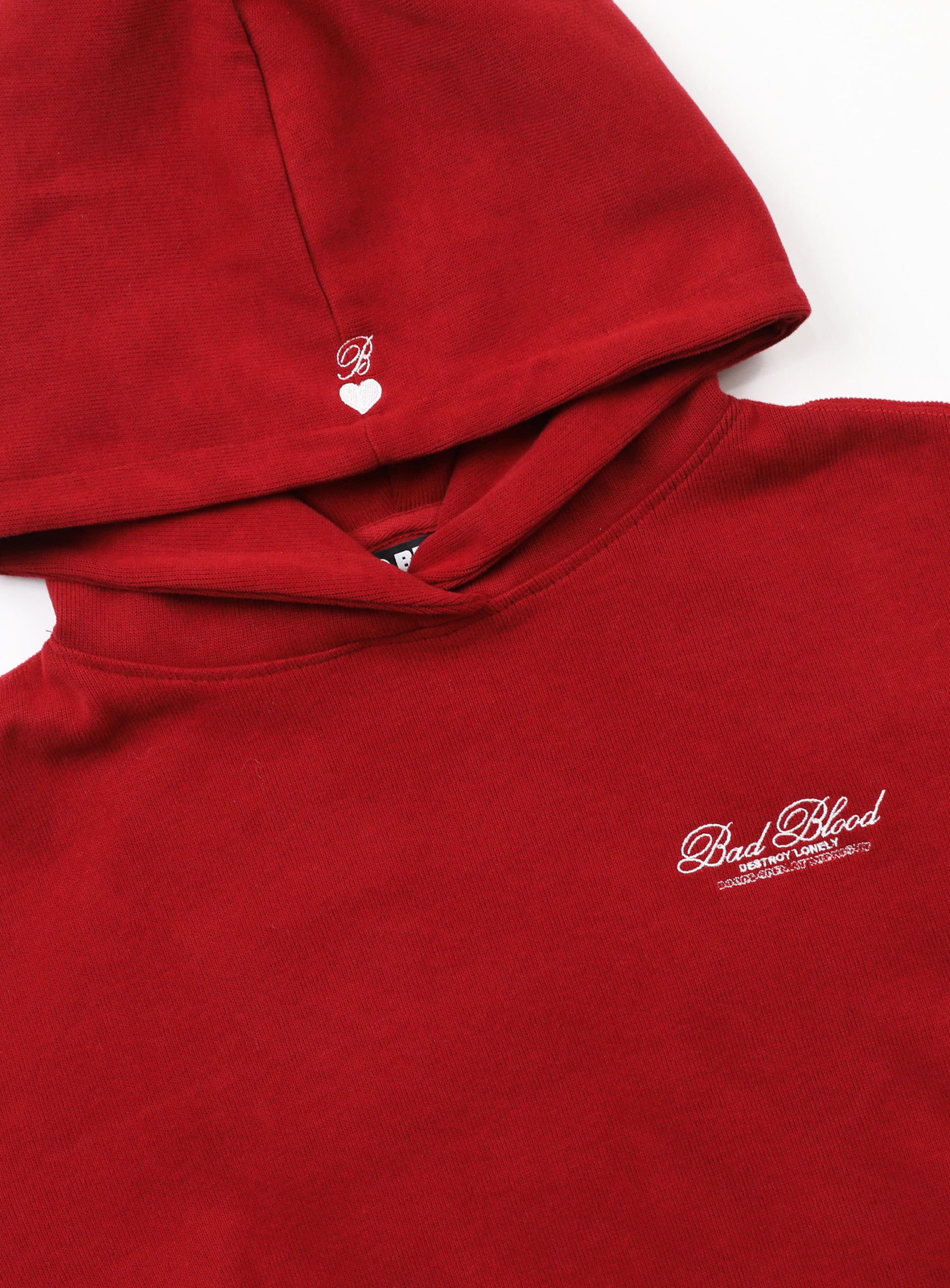 Badblood Classic Logo Hood - Red