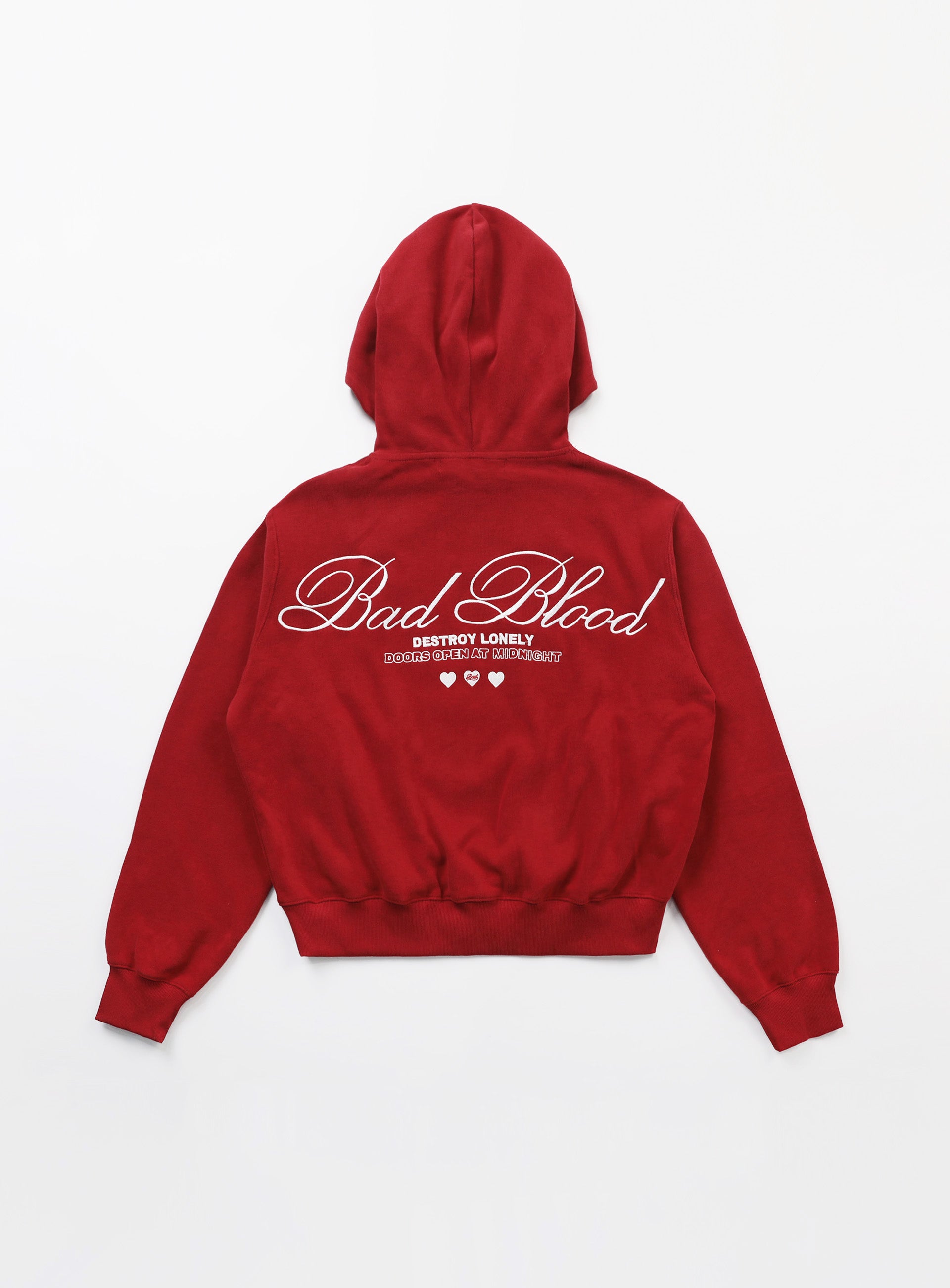 Badblood Classic Logo Hood - Red