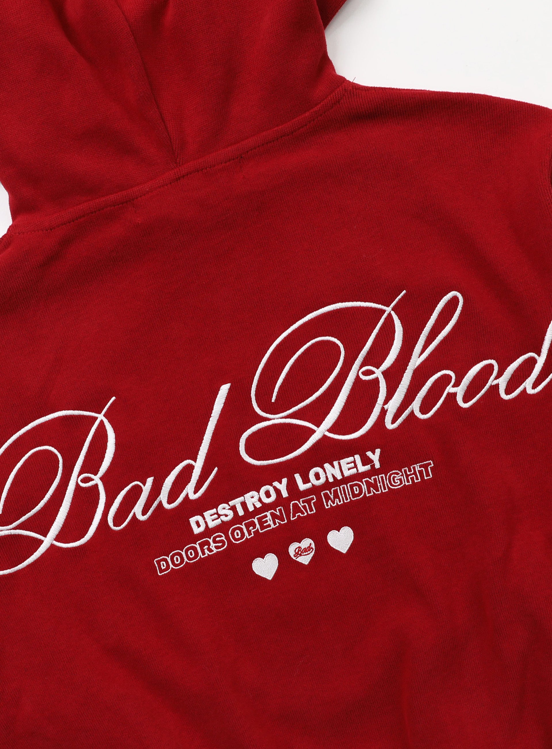 Badblood Classic Logo Hood - Red