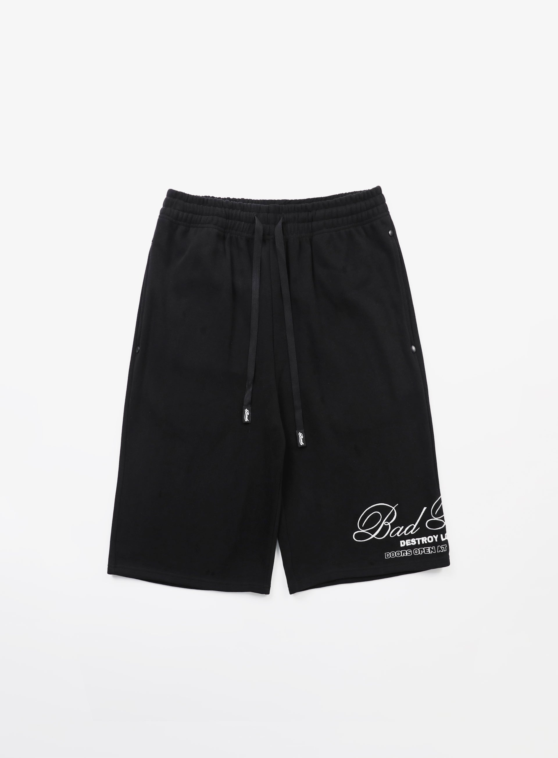 Badblood Classic Logo Bermuda Pants - Black