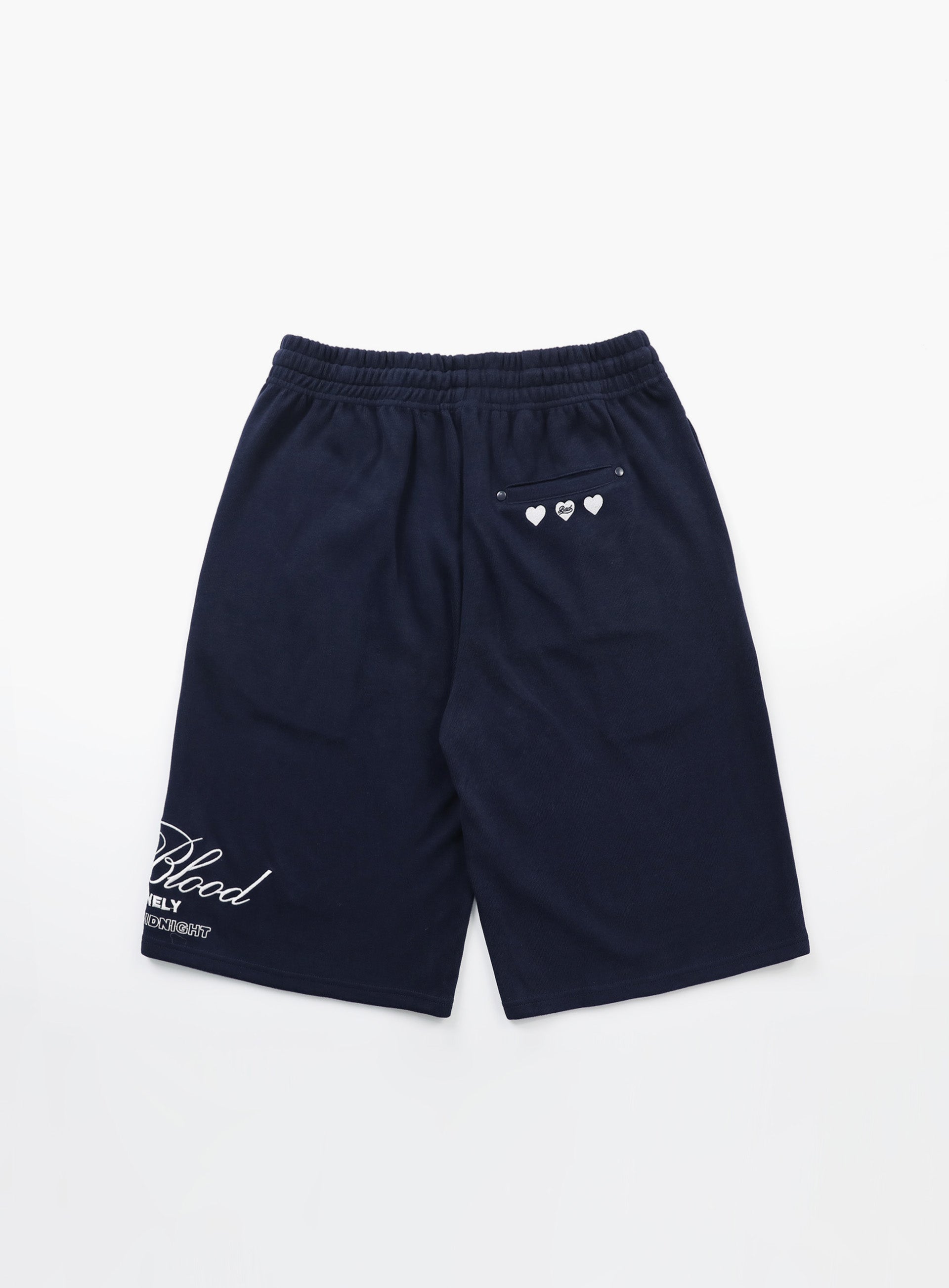 Badblood Classic Logo Bermuda Pants - Navy