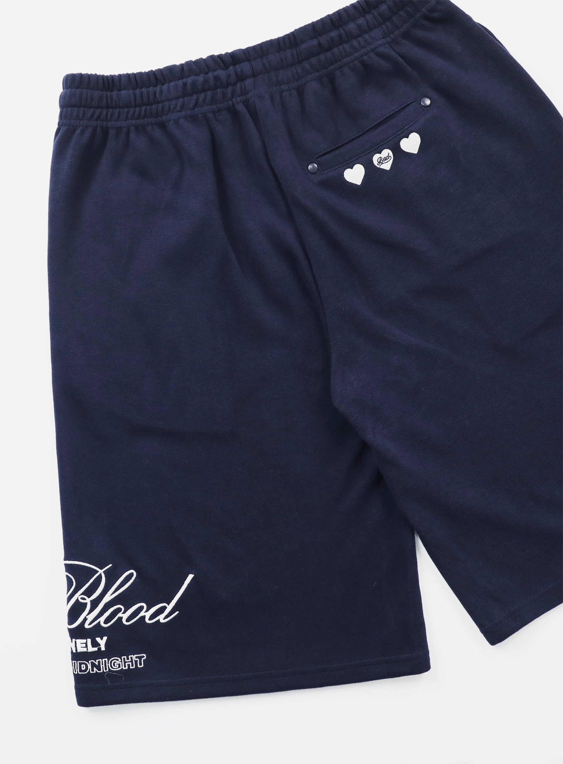 Badblood Classic Logo Bermuda Pants - Navy