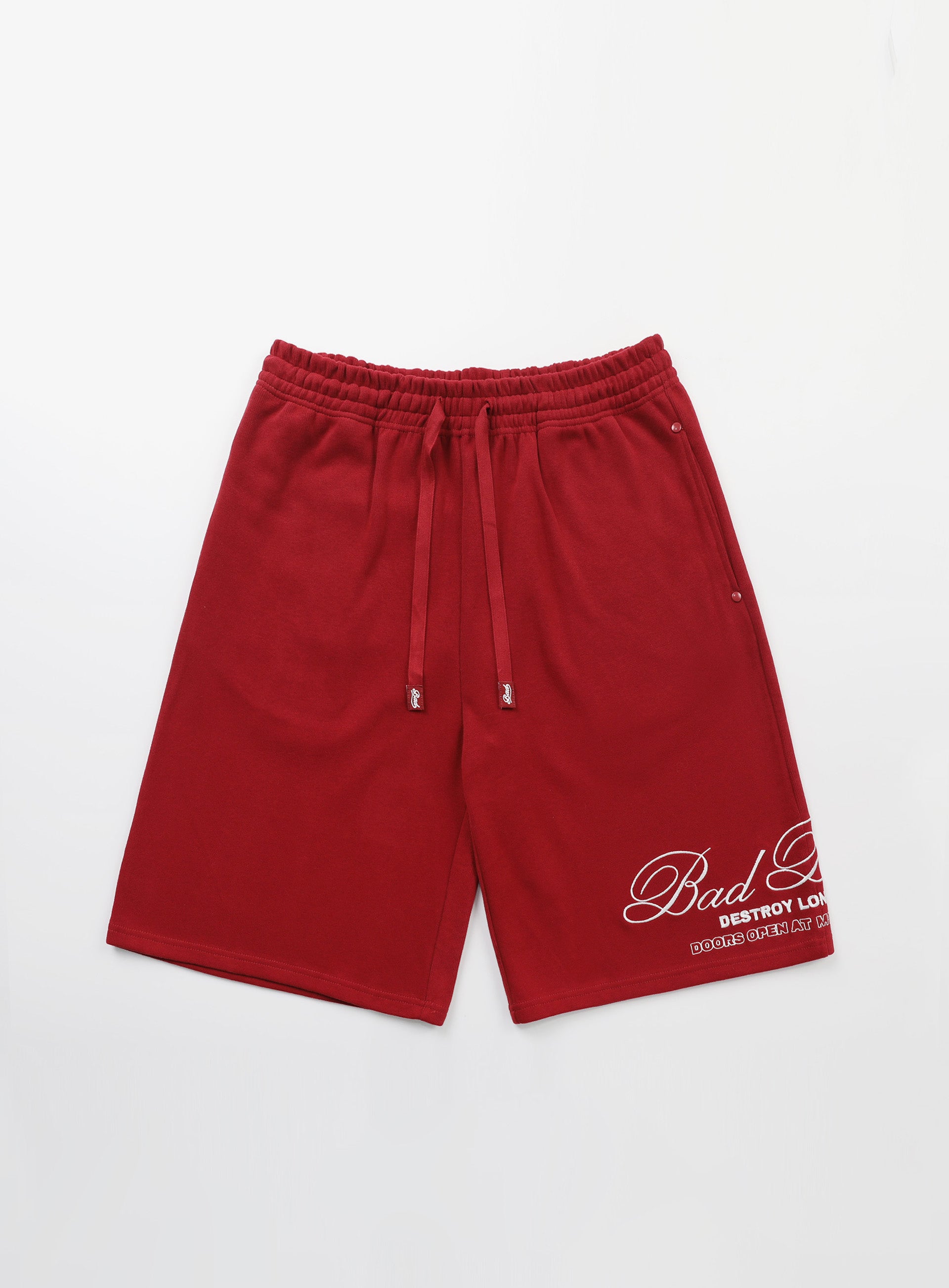 Badblood Classic Logo Bermuda Pants - Red