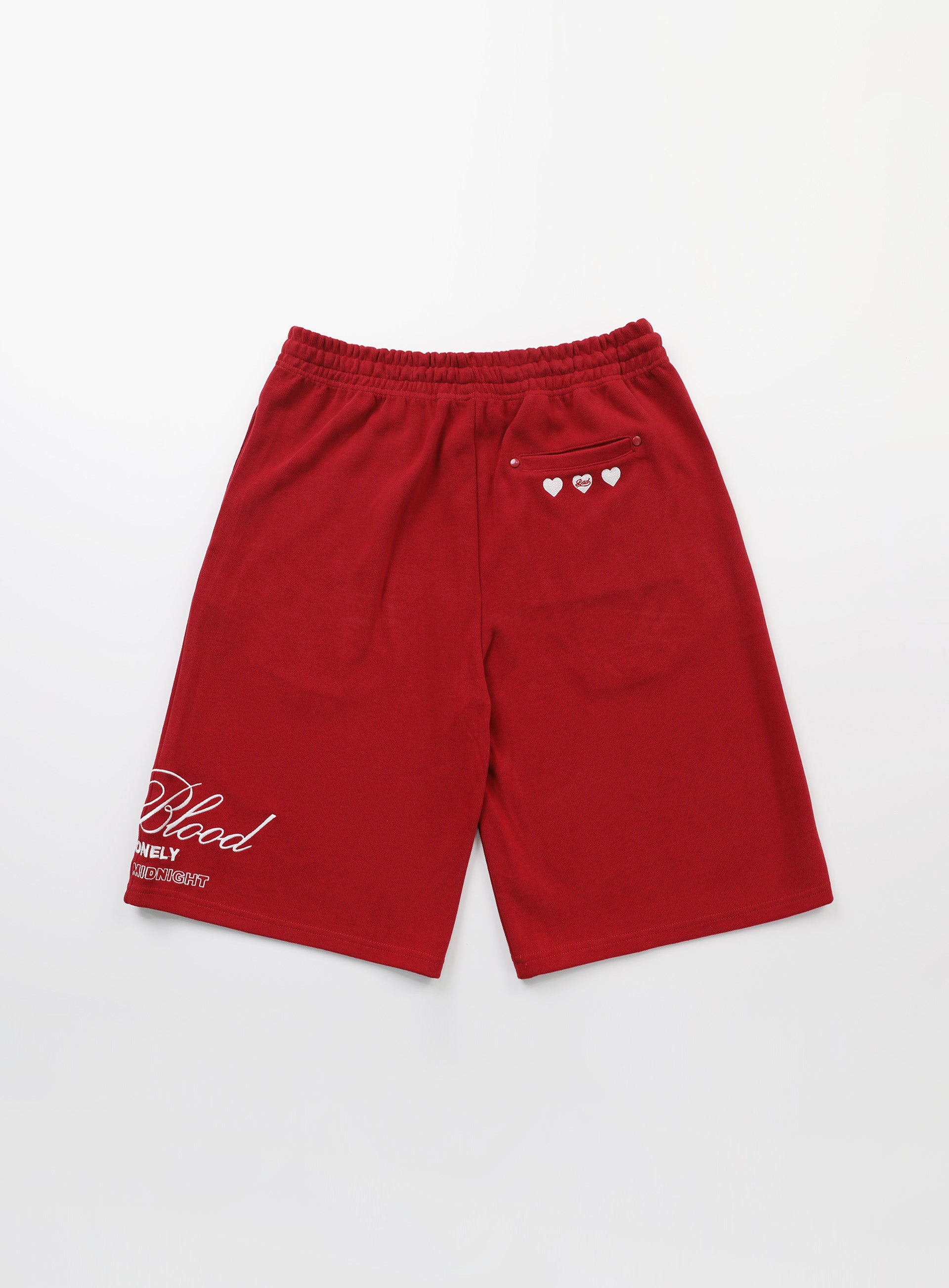 Badblood Classic Logo Bermuda Pants - Red