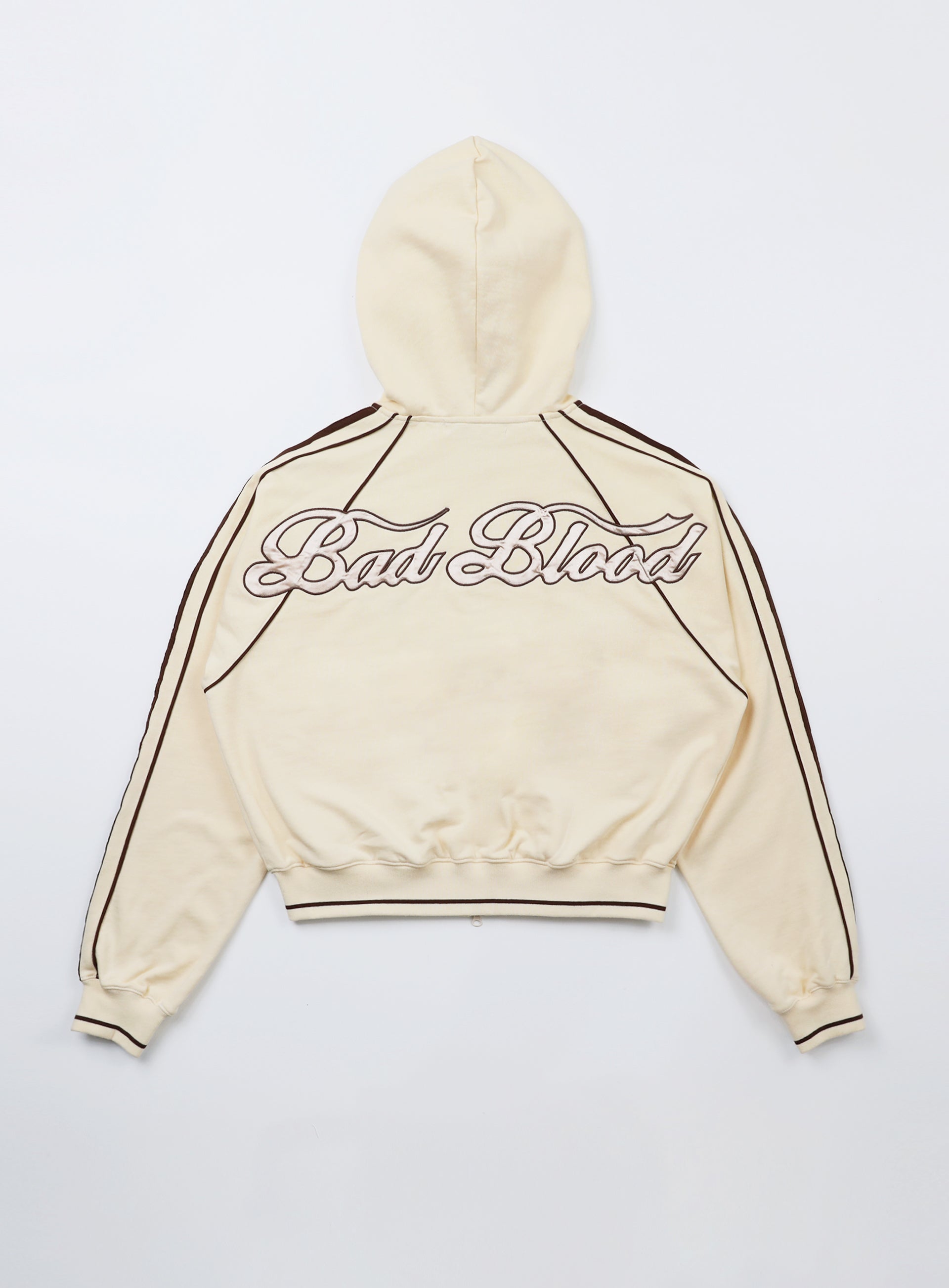 Badblood Billy Hood Zip-Up - Banana Milk