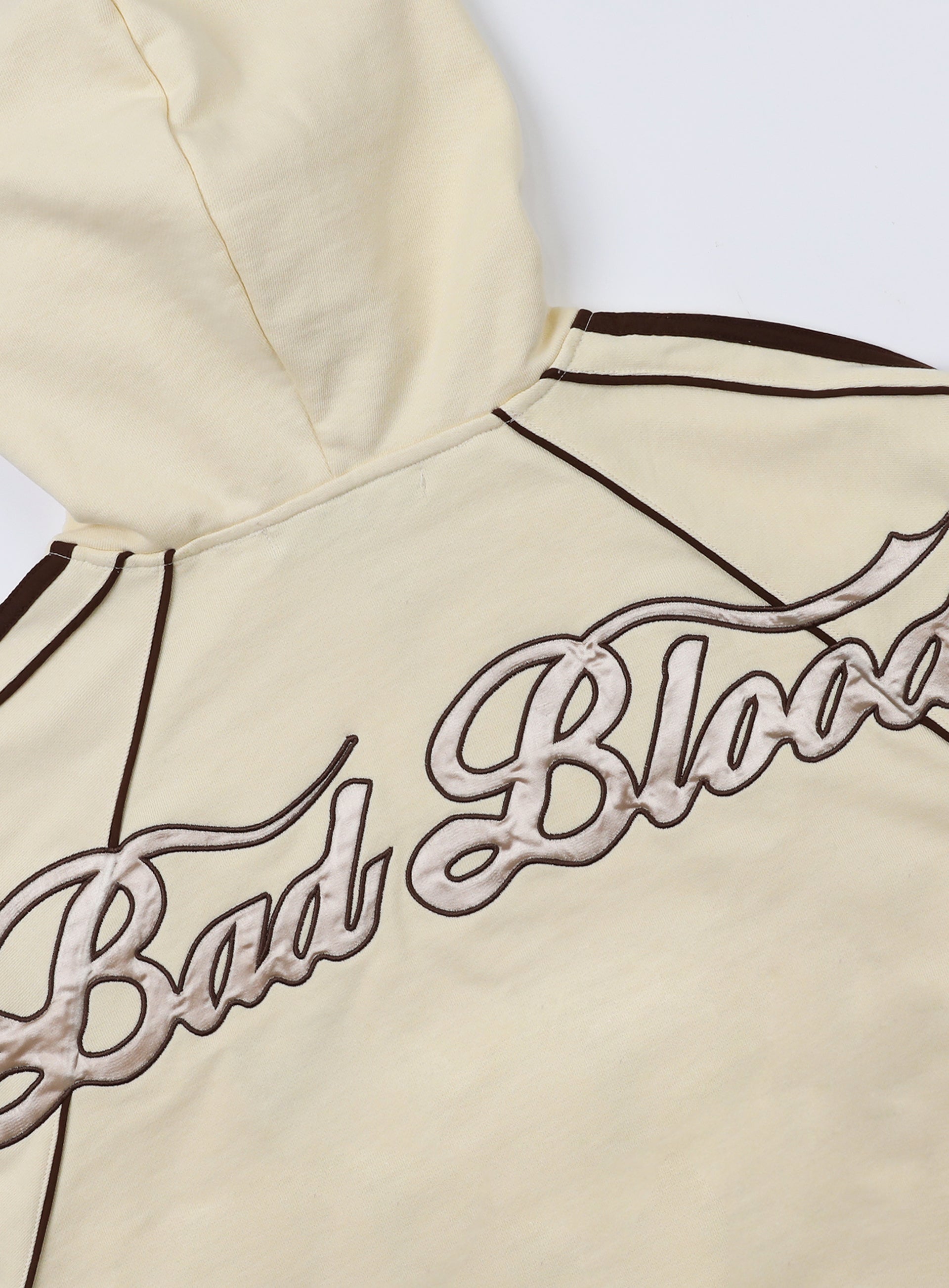 Badblood Billy Hood Zip-Up - Banana Milk