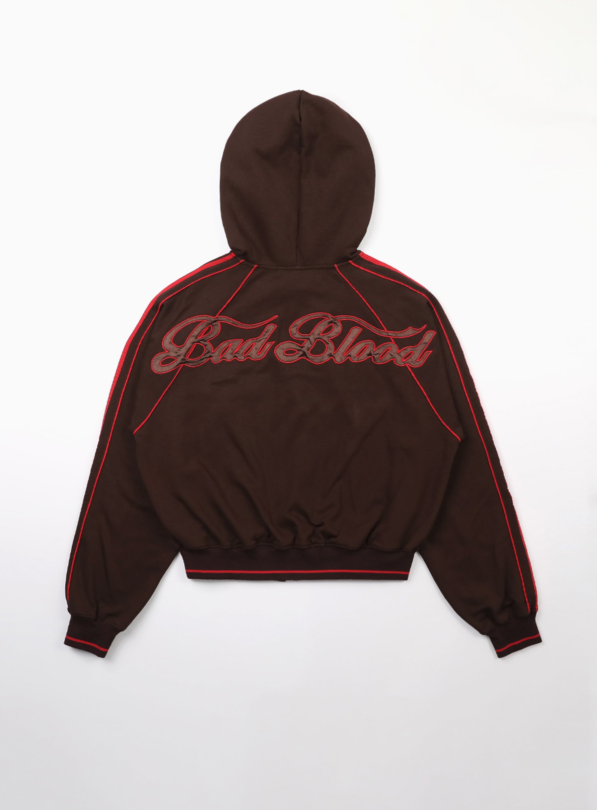 Badblood Billy Hood Zip-Up - Chocolate