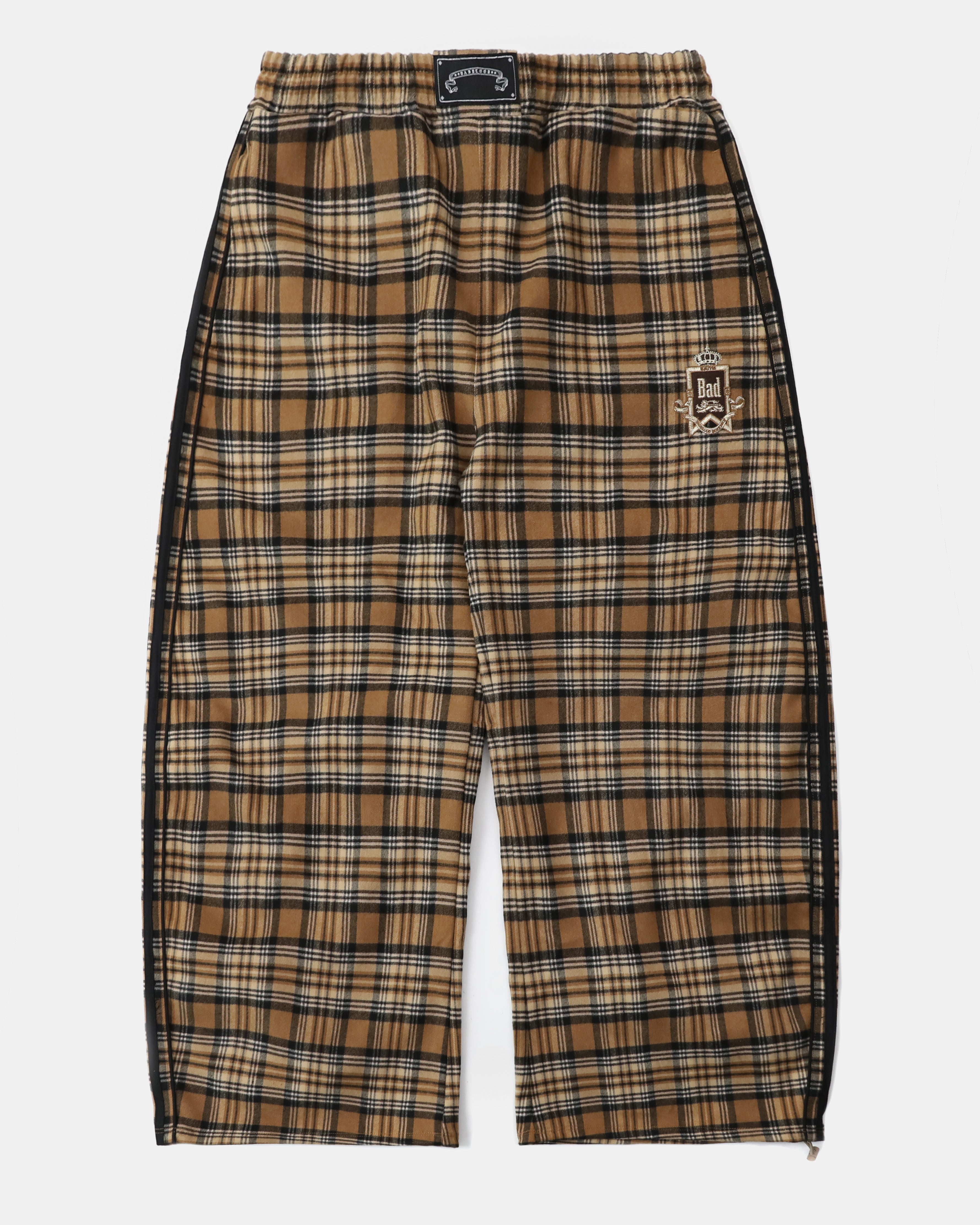 Badblood Royal Billy Flannel Track Pants – Yellow Check