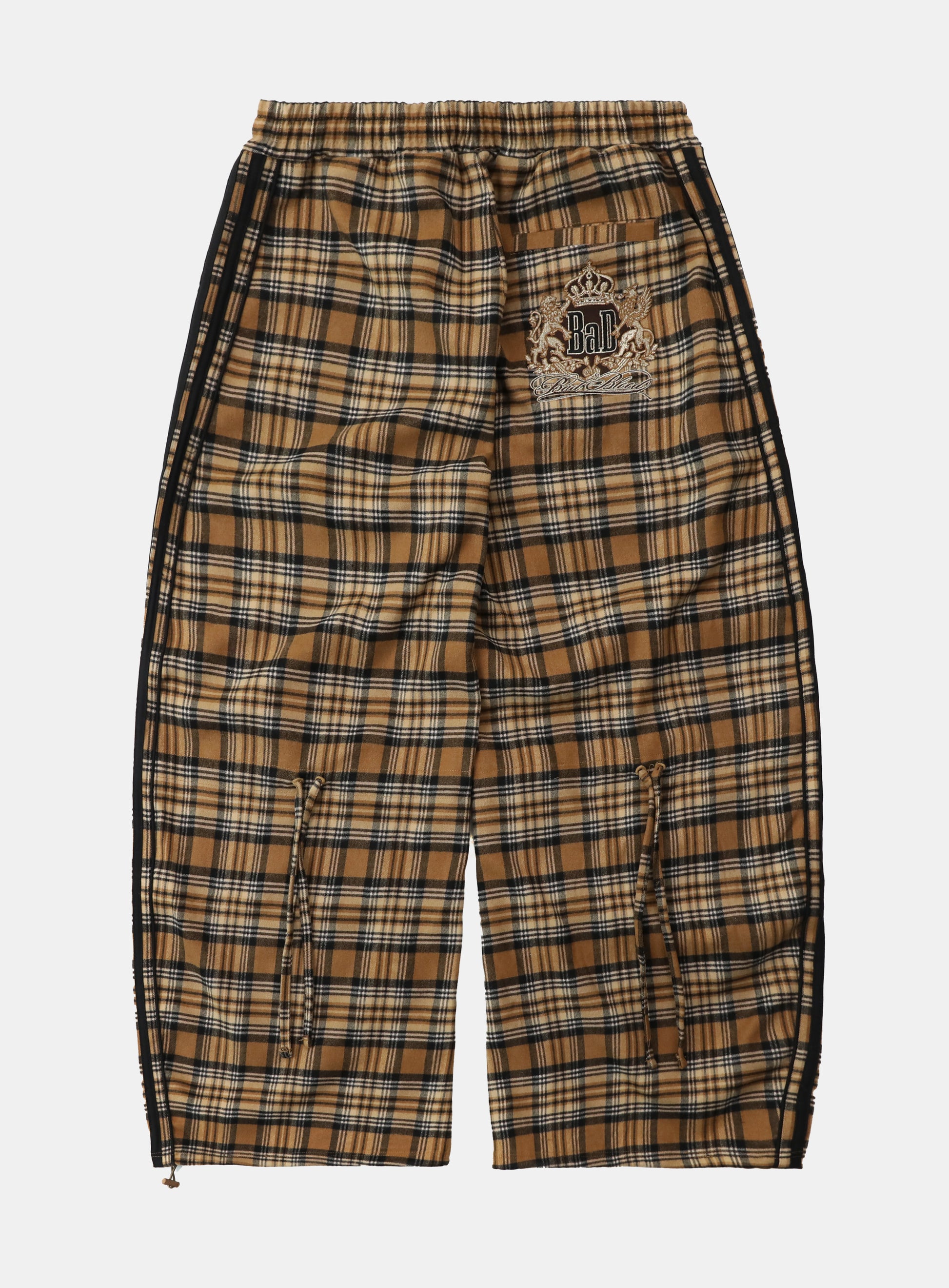 Badblood Royal Billy Flannel Track Pants – Yellow Check