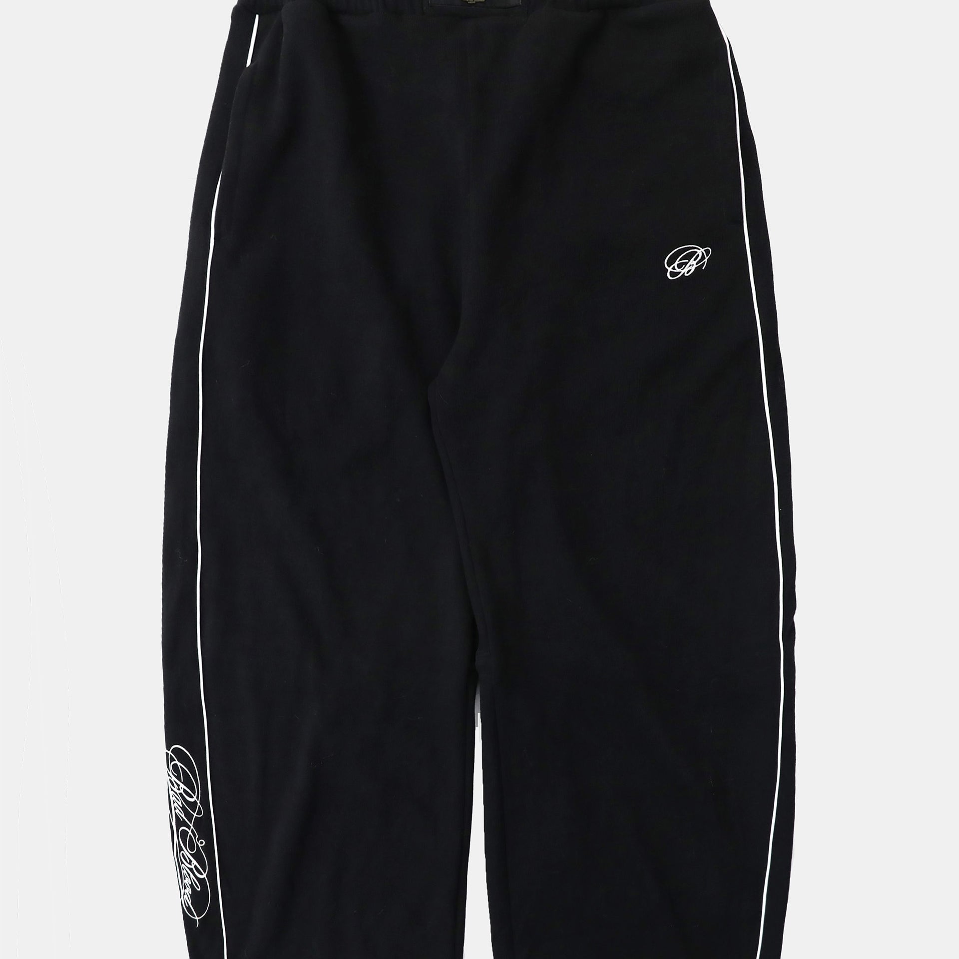 Badblood Dark Classic Knit Track Pants - Black